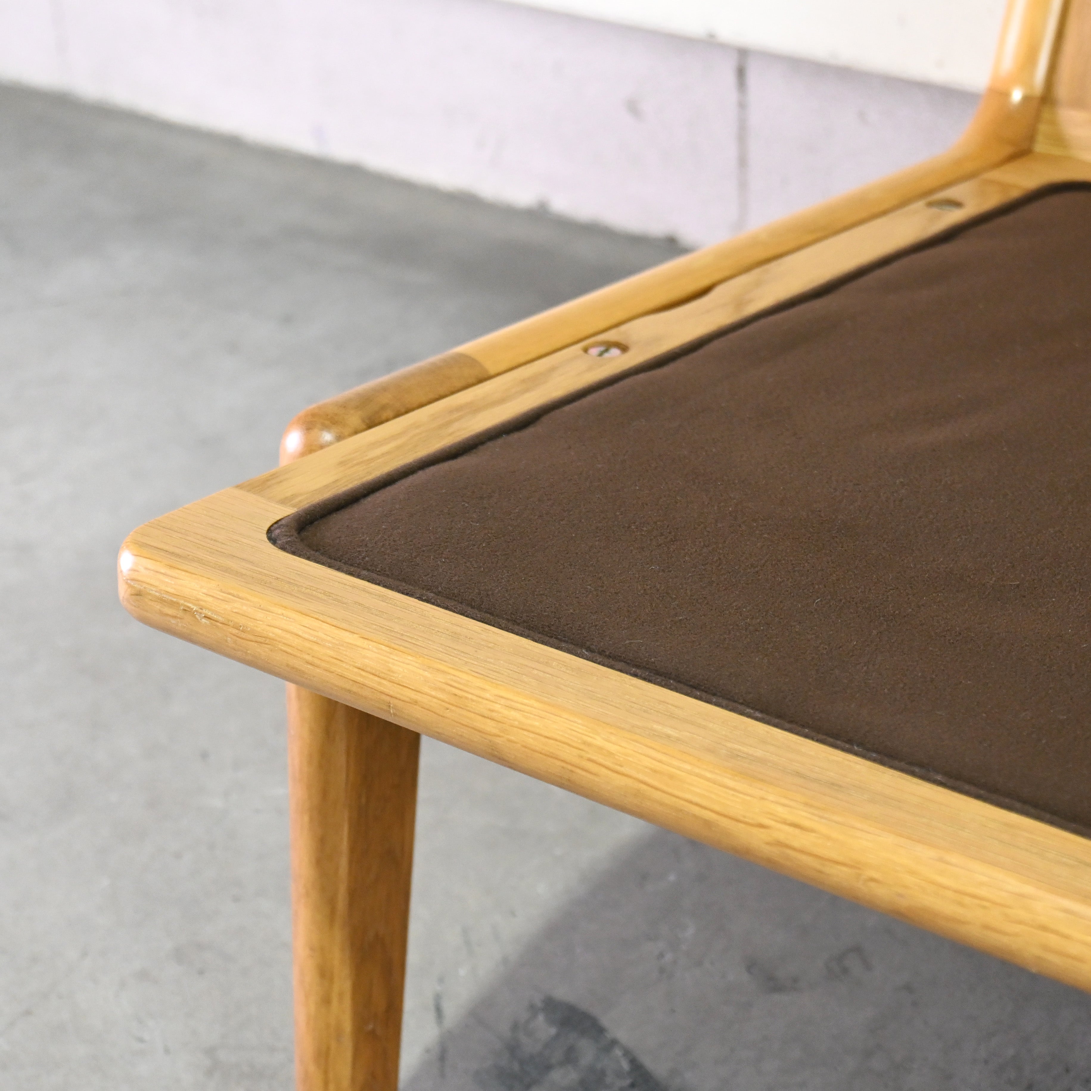 MARUNI60 Frame chair 1seater Oakwood Vinyl leather Armless Japanese modern Long life design / マルニ60 フレームチェア 1シーター オーク材 ビニールレザー アームレス ジャパニーズモダン ロングライフデザイン