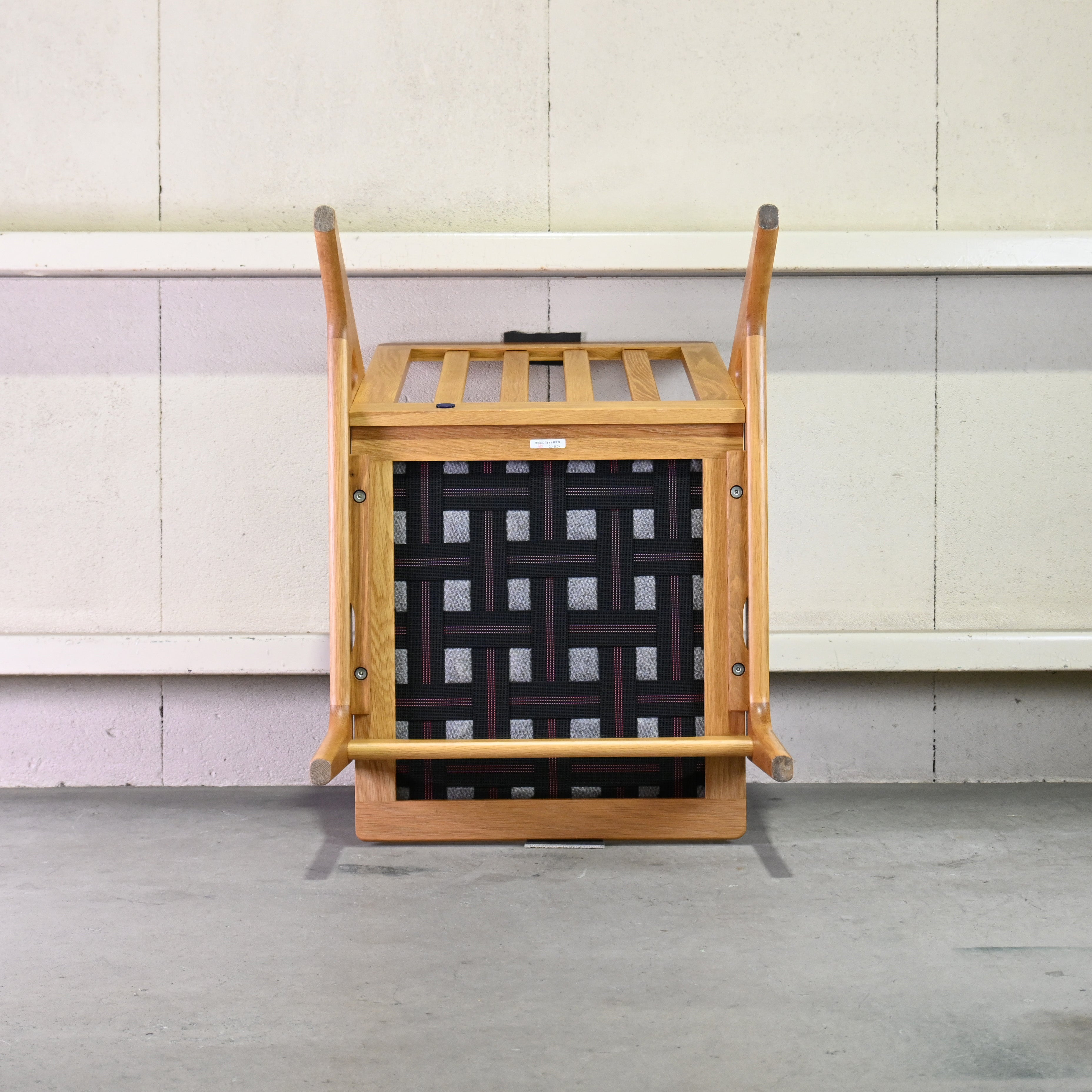 MARUNI60 Frame chair 1seater Oakwood Vinyl leather Armless Japanese modern Long life design / マルニ60 フレームチェア 1シーター オーク材 ビニールレザー アームレス ジャパニーズモダン ロングライフデザイン