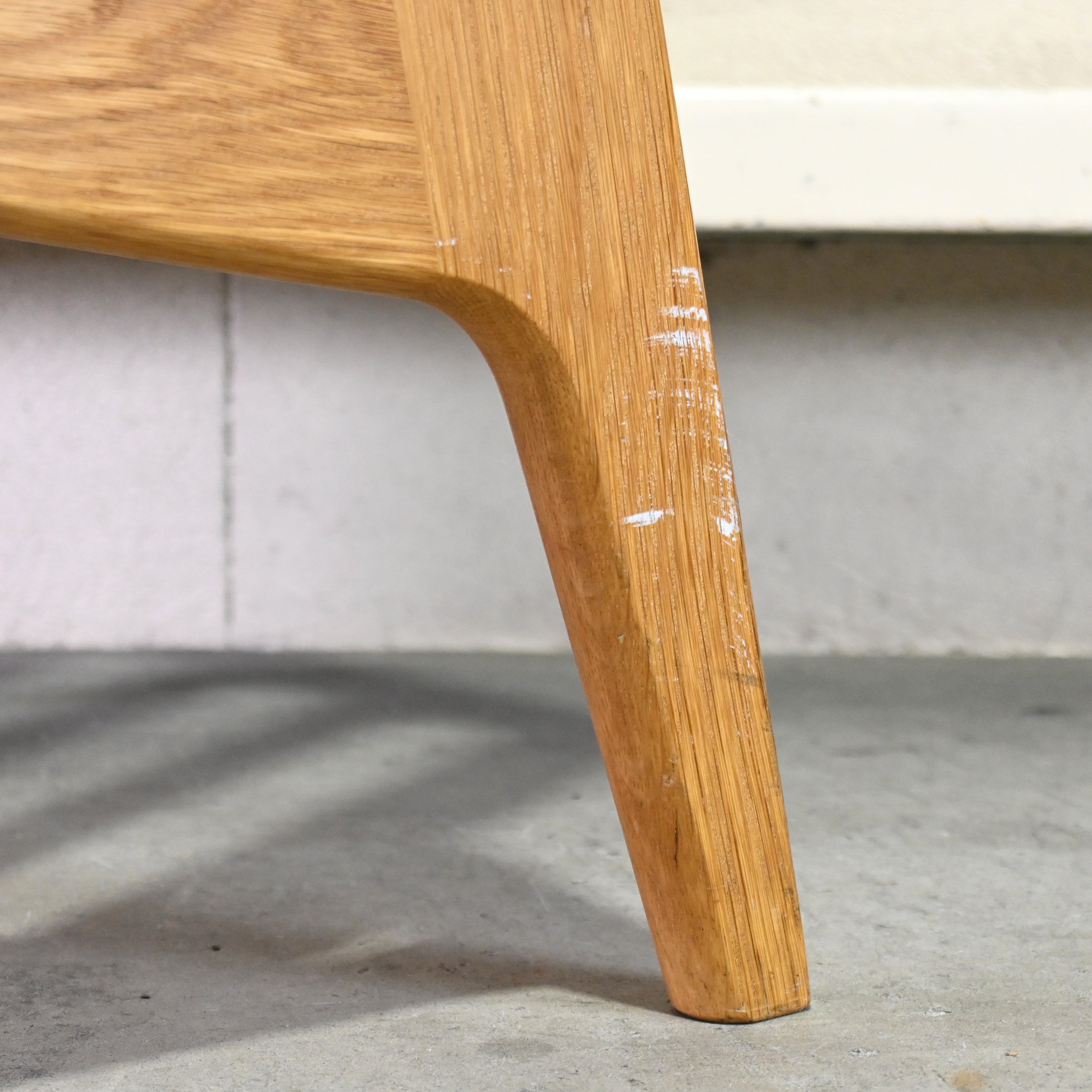 MARUNI60 Frame chair 1seater Oakwood Vinyl leather Armless Japanese modern Long life design / マルニ60 フレームチェア 1シーター オーク材 ビニールレザー アームレス ジャパニーズモダン ロングライフデザイン