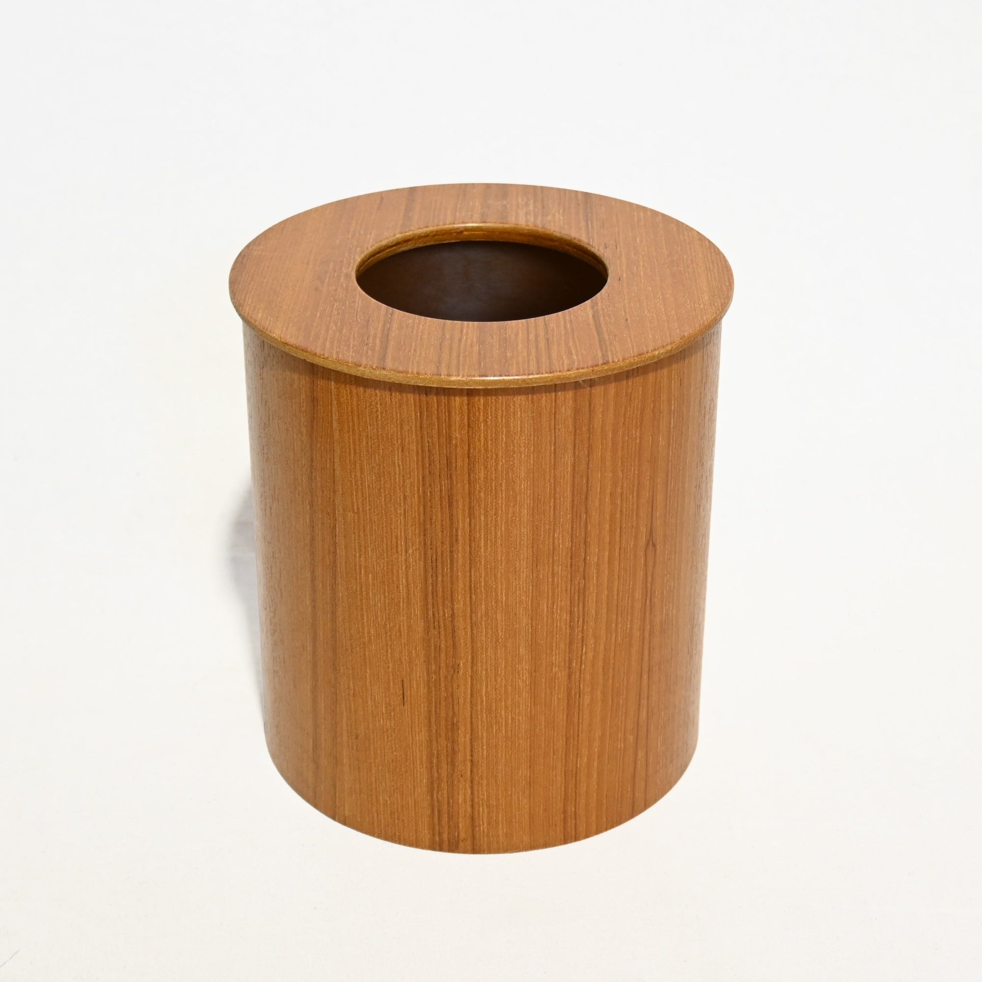 SAITO WOOD Basket donut lid Trash can Circular cylindrical / サイトーウッド バスケット ドーナツ型 デスクゴミ箱 円形 筒型