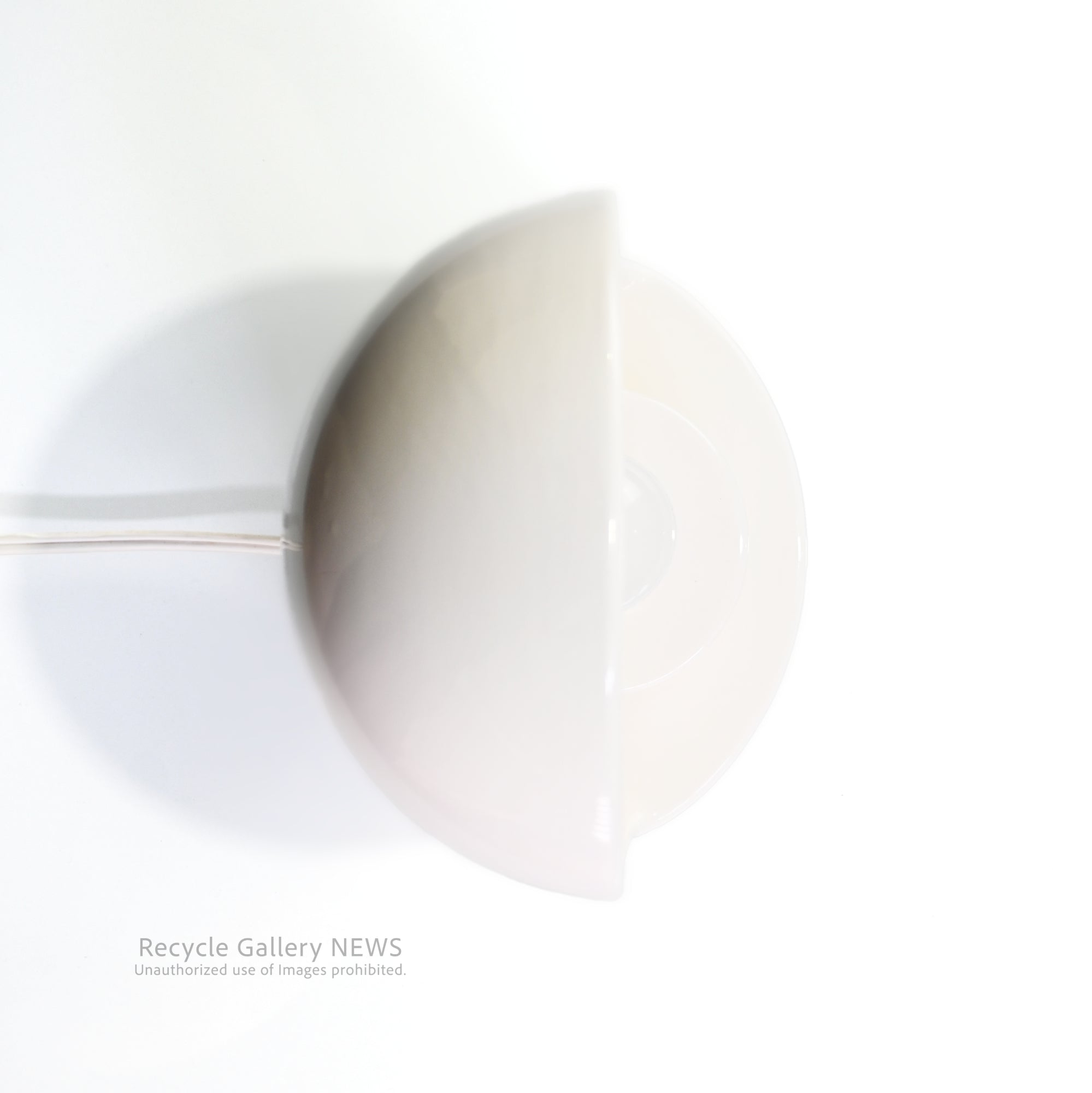 Yamagiwa CERAMICA Japan White Table Lamp Mid Century Modern Art Piece 1983/ ヤマギワ セラミカ テーブルランプ 日本 白色 ミッドセンチュリー アートピース 1983年製