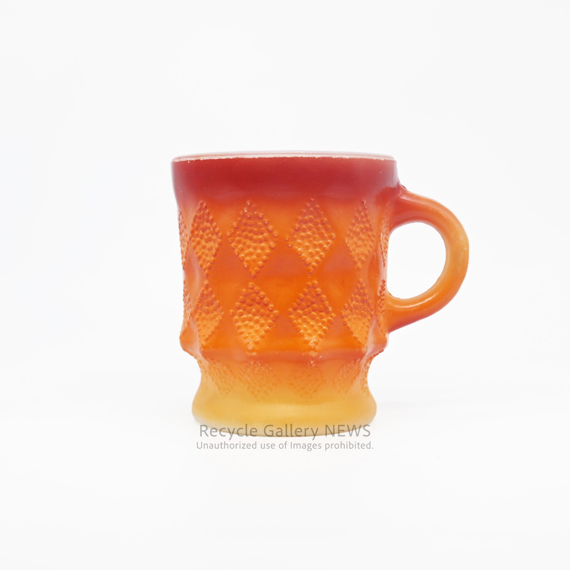 Fire King Kimberley Mug Orange American Industrial Rare / ファイヤーキング キンバリー マグ オレンジ アメリカ 希少 インダストリアル