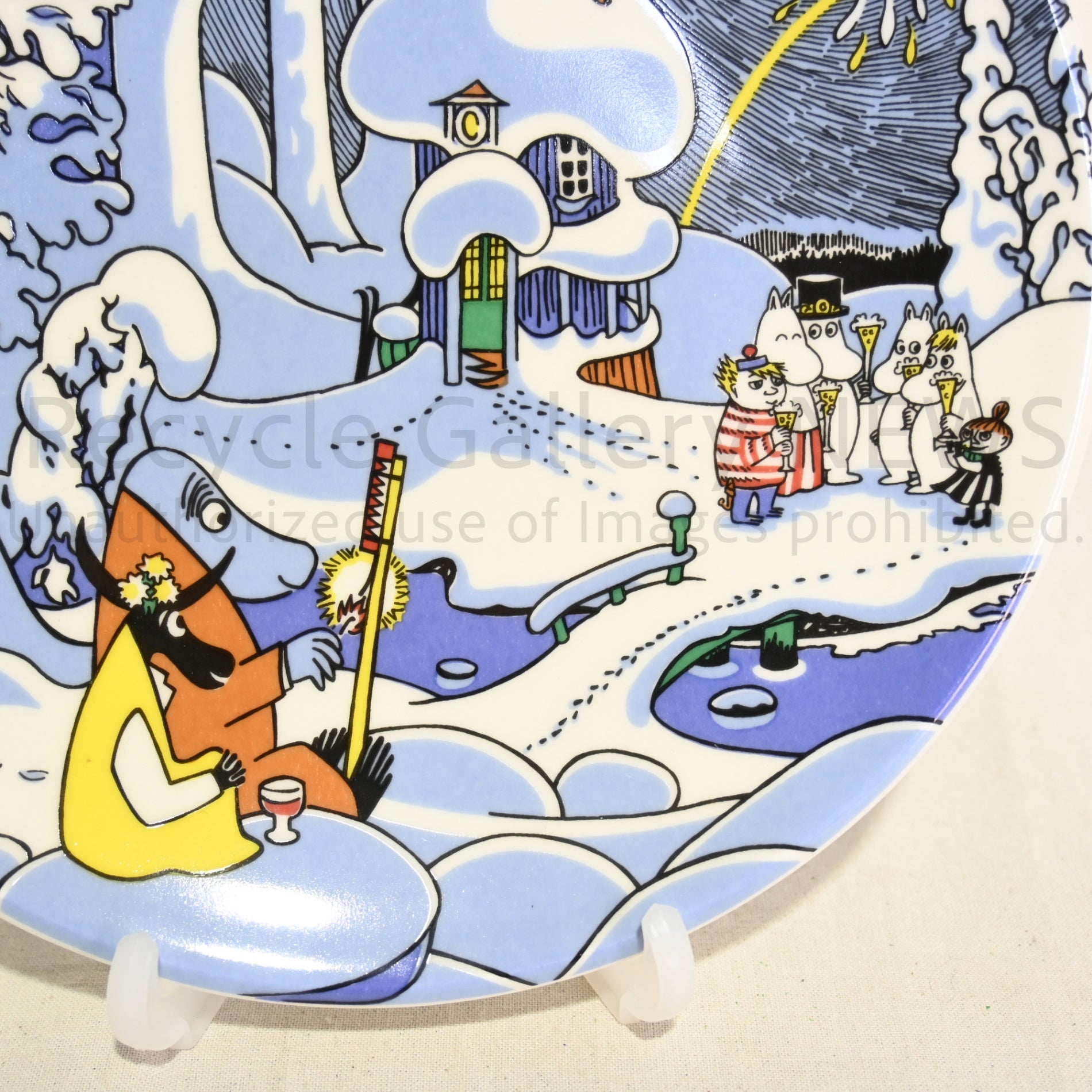MOOMIN ARABIA Wallplate 2000 Millennium Limited Vintage Scandinavian / ムーミン アラビア ウォールプレート 2000 ミレニアム 限定品 廃盤 ヴィンテージ 北欧