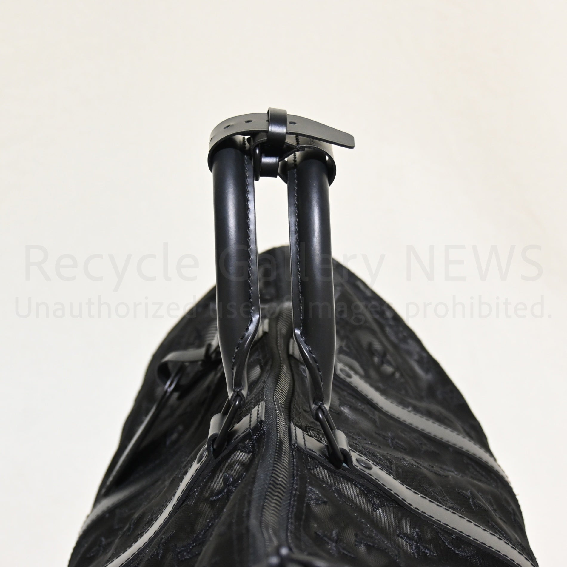 LOUIS VUITTON 2019 AW Virgil Abloh M53971 Monogram Mesh and Leather Boston Bag Keepall Bandouliere 50 / ルイ・ヴィトン ヴァージル・アブロー モノグラム メッシュ・レザー ボストンバッグ キーポル バンドリエール50