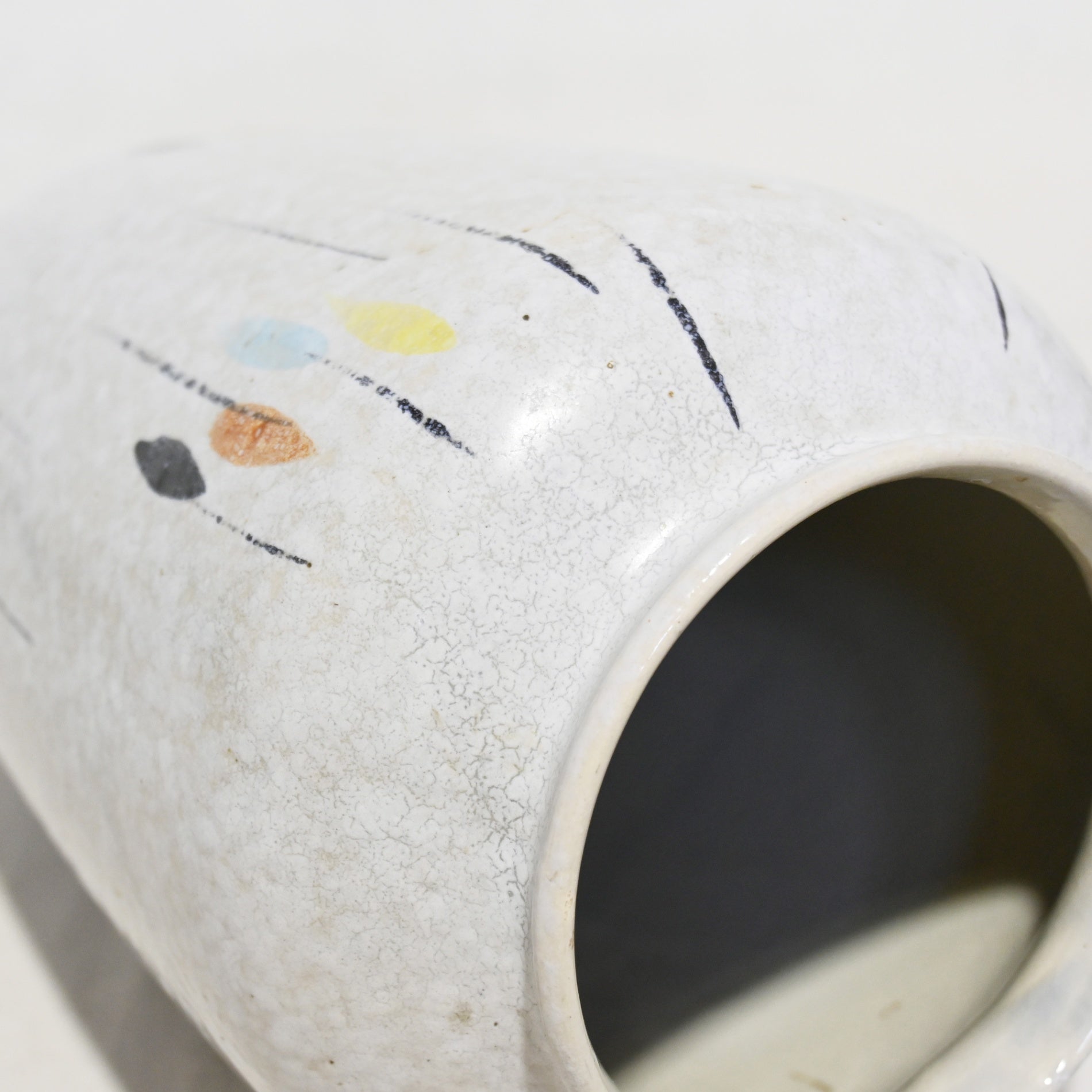 West German Flower Vase Raindrop pattern  1950s-1960s Vintage / 西ドイツ製 花瓶 レインドロップ柄 推定1950〜60年代 ヴィンテージ