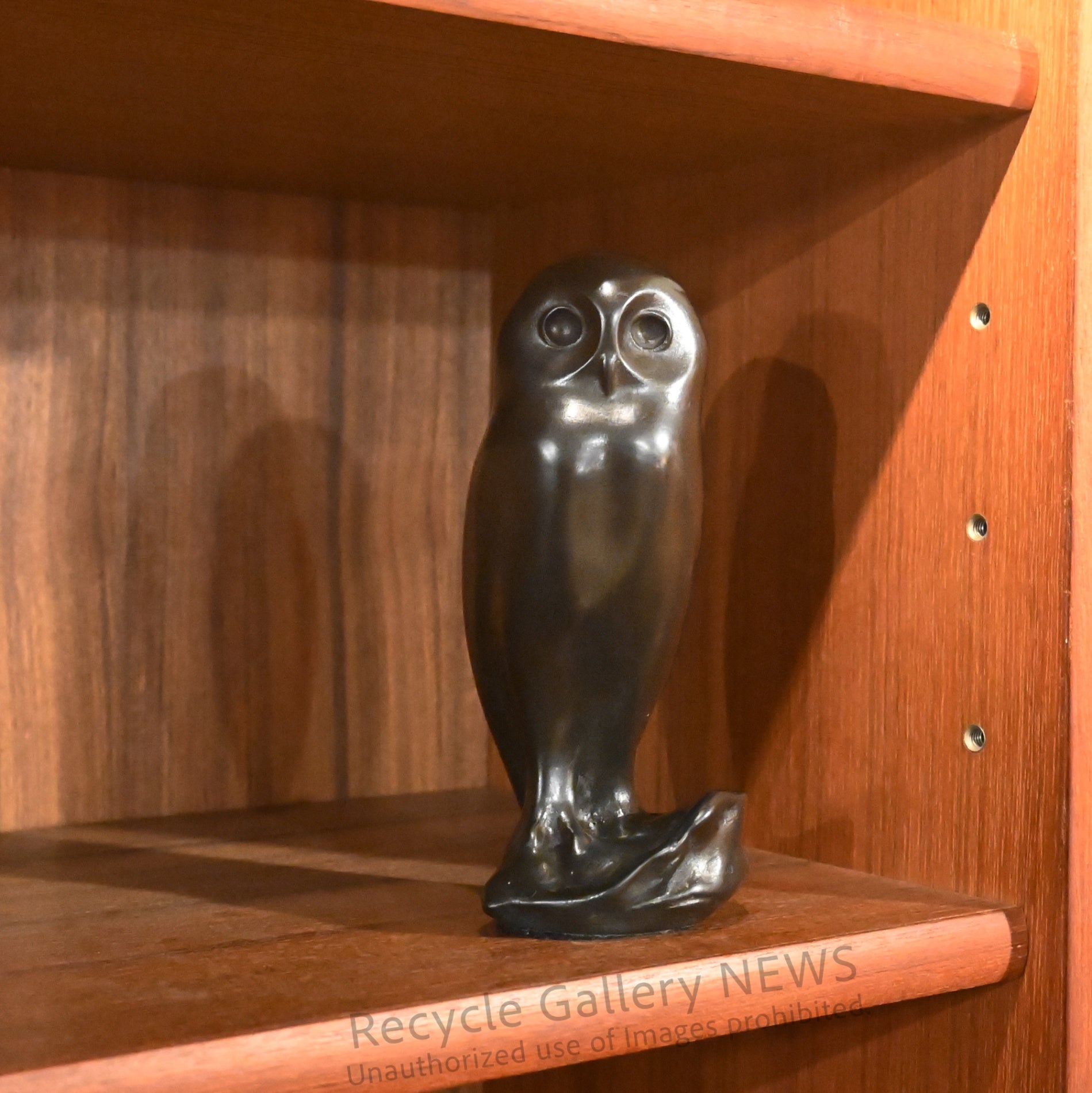 Francois Pompon "Owl" Museum Replica RMN Hallmarked Art Piece  France / フランソワ・ポンポン フクロウ フランス国立美術館連合 刻印 レプリカ アートピース フランス