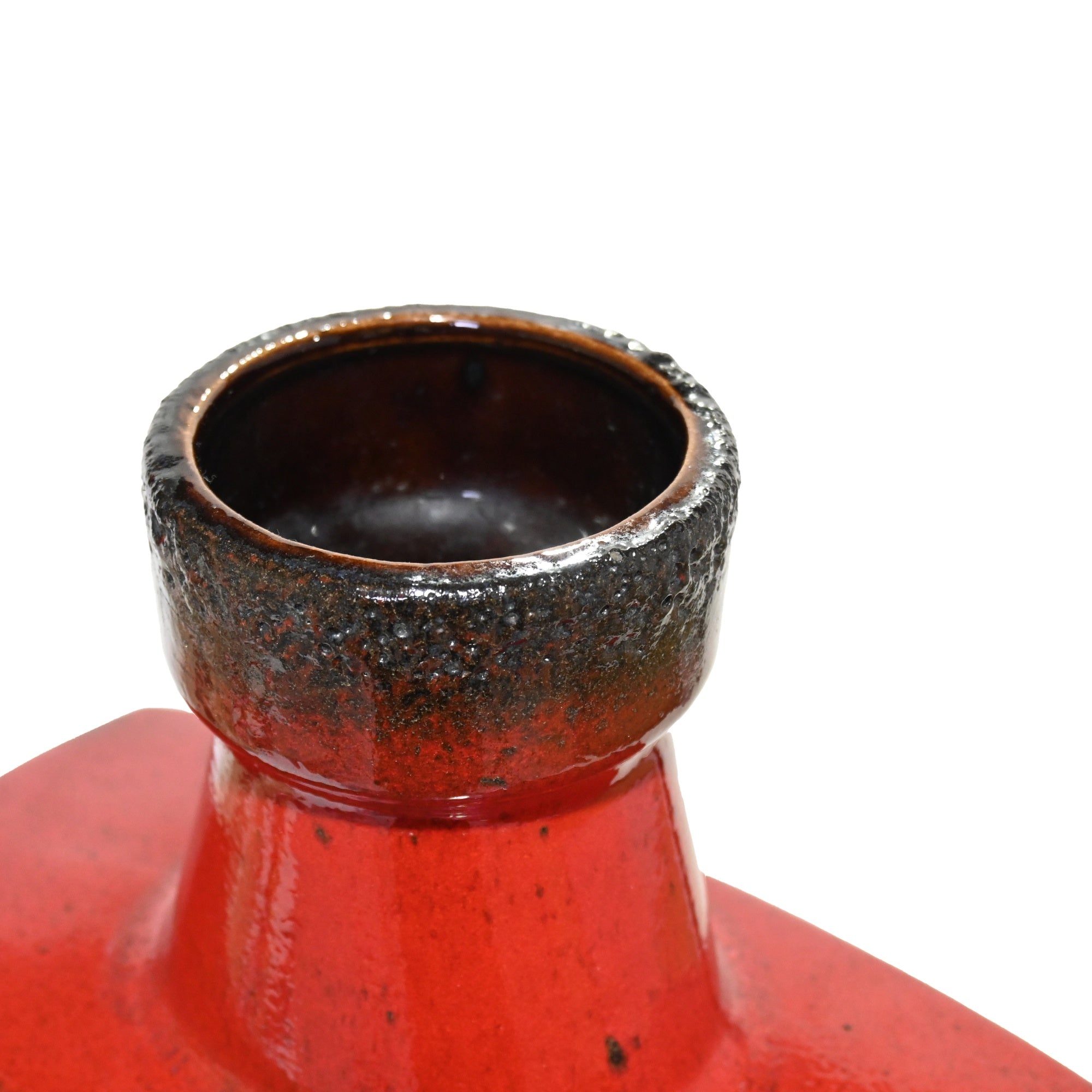 FAT LAVA W.GERMANY FLOWER VASE HORSE RED 1960’s / ファットラバ ドイツ ヴィンテージ陶器 花瓶 馬 赤 60年代