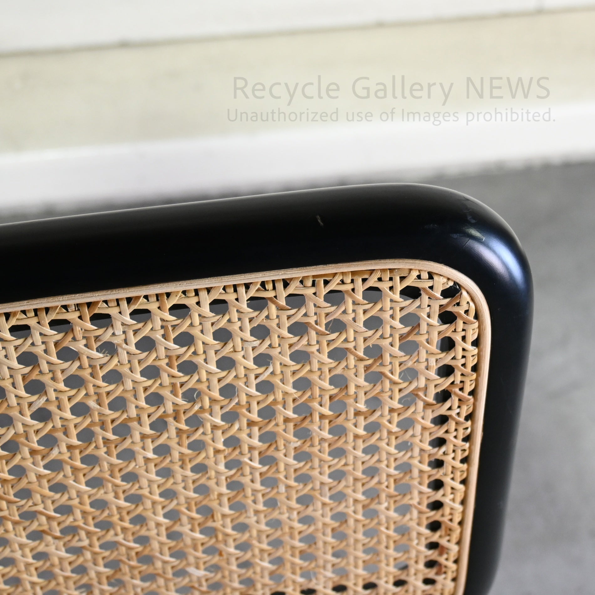 Cesca Armless Chair Black Marcel Breuer / チェスカ チェア アームレス ラタン 黒 マルセル・ブロイヤー