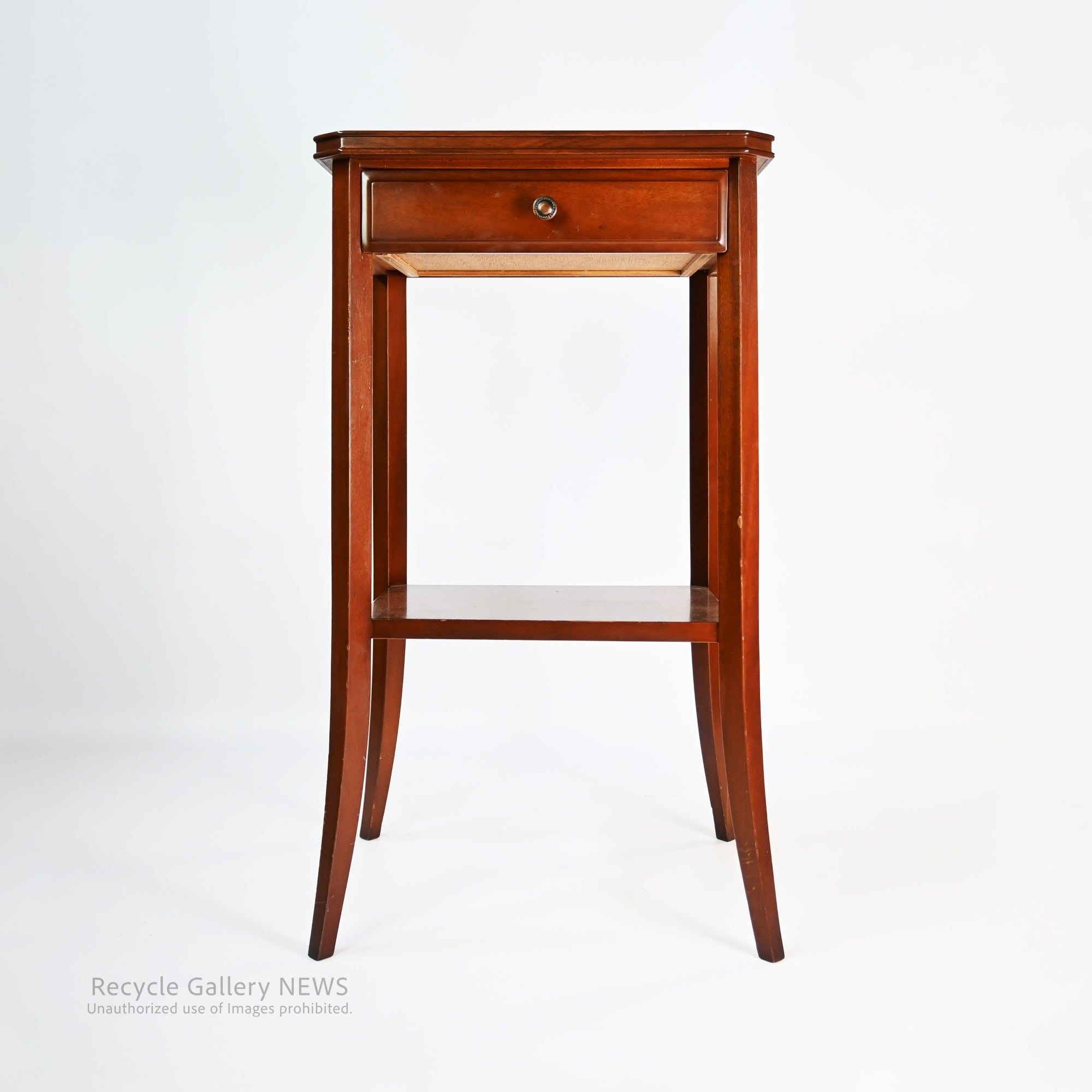 Retro Chic Console Table with Tapered Legs Classic Accent Display Shelf / コンソールテーブル クラシカル シック レトロ テーパードレック 飾り棚