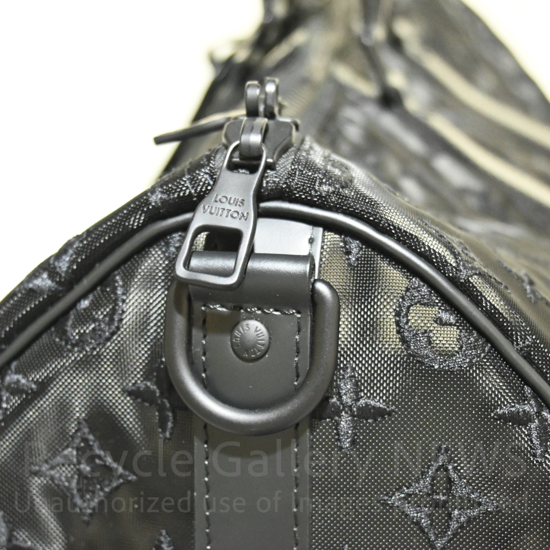 LOUIS VUITTON 2019 AW Virgil Abloh M53971 Monogram Mesh and Leather Boston Bag Keepall Bandouliere 50 / ルイ・ヴィトン ヴァージル・アブロー モノグラム メッシュ・レザー ボストンバッグ キーポル バンドリエール50