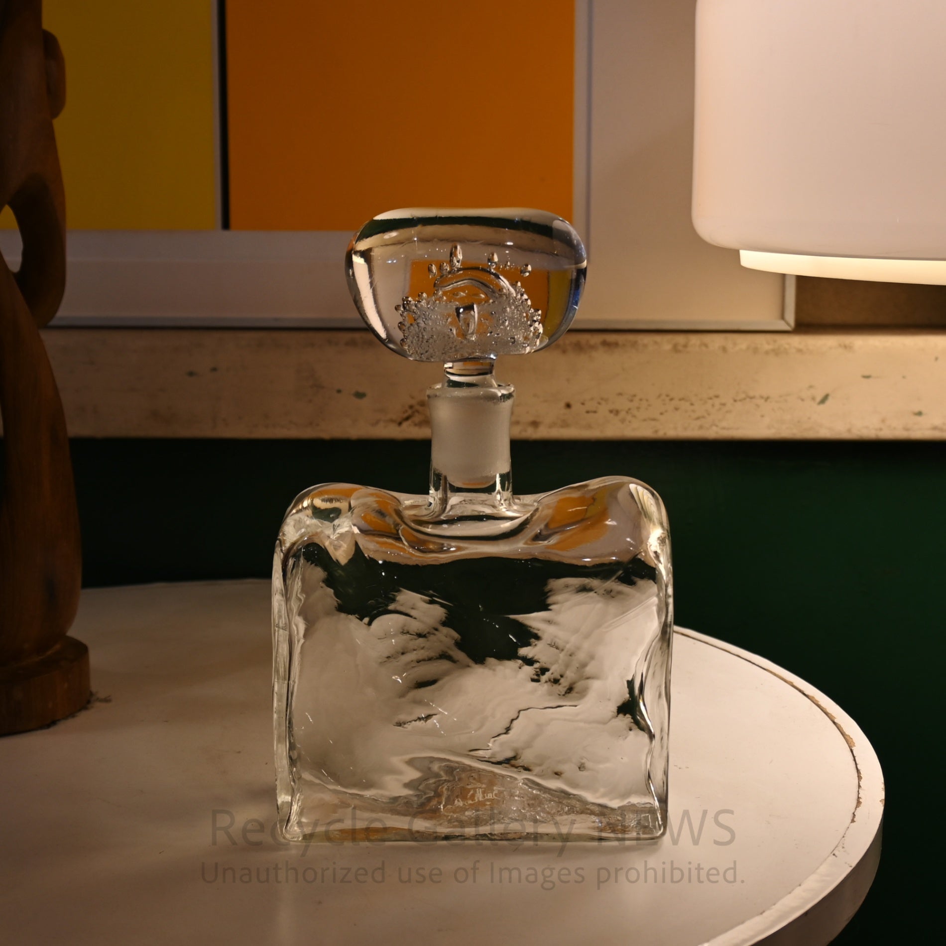 Seikosha Glass Studio Naoya Arakawa Handblown Glass Perfume Bottle / 晴耕社ガラス工房 荒川尚也 ハンドメイド アートガラス 香水瓶