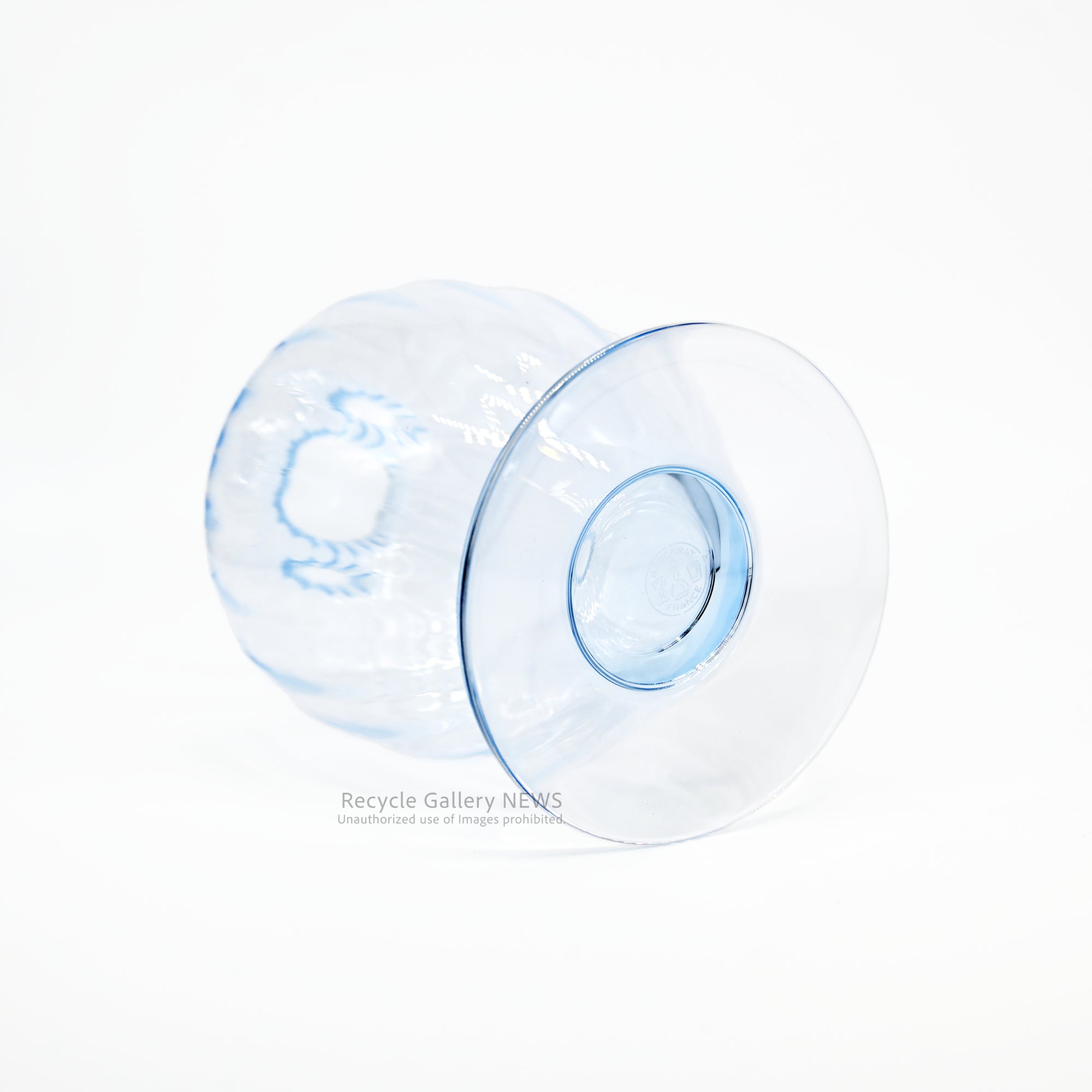 Baccarat Aquarelle Flower Vase Blue Old Baccarat 1993-1996 Vintage France / バカラ アクアレーユ 一輪挿し 花瓶 オールドバカラ 1993-1996年 ヴィンテージフランス