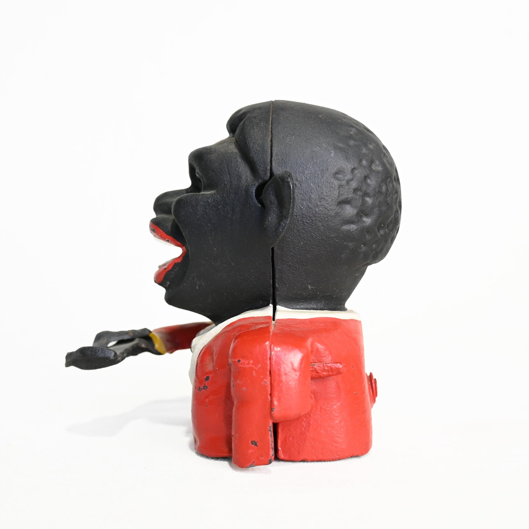 Cast Iron Jolly Bank Mechanical Bank Retro / ジョリーバンク 機械式貯金箱 鋳物 仕掛け レトロ