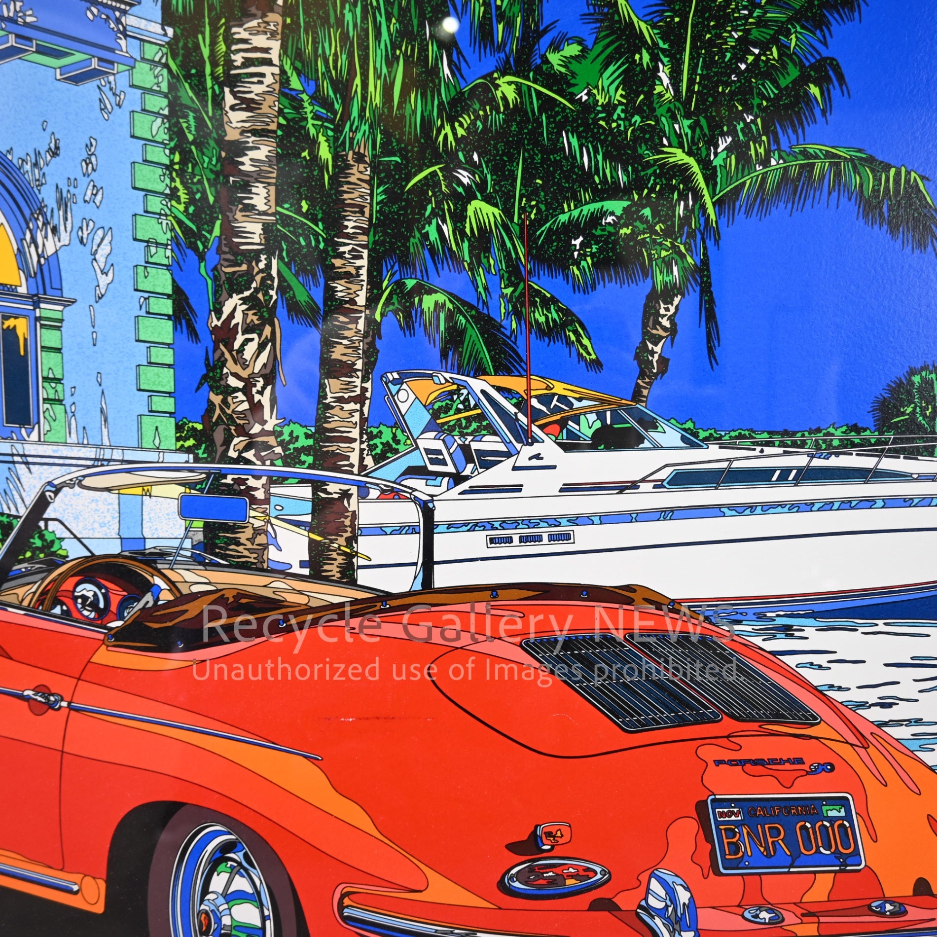Eizin Suzuki 1998 "Various Dreams" (U.S.A. Version) Lithograph Print Japan Art / 鈴木英人 バリアス・ドリームス U .S.Aバージョン リトグラフ 日本 アート