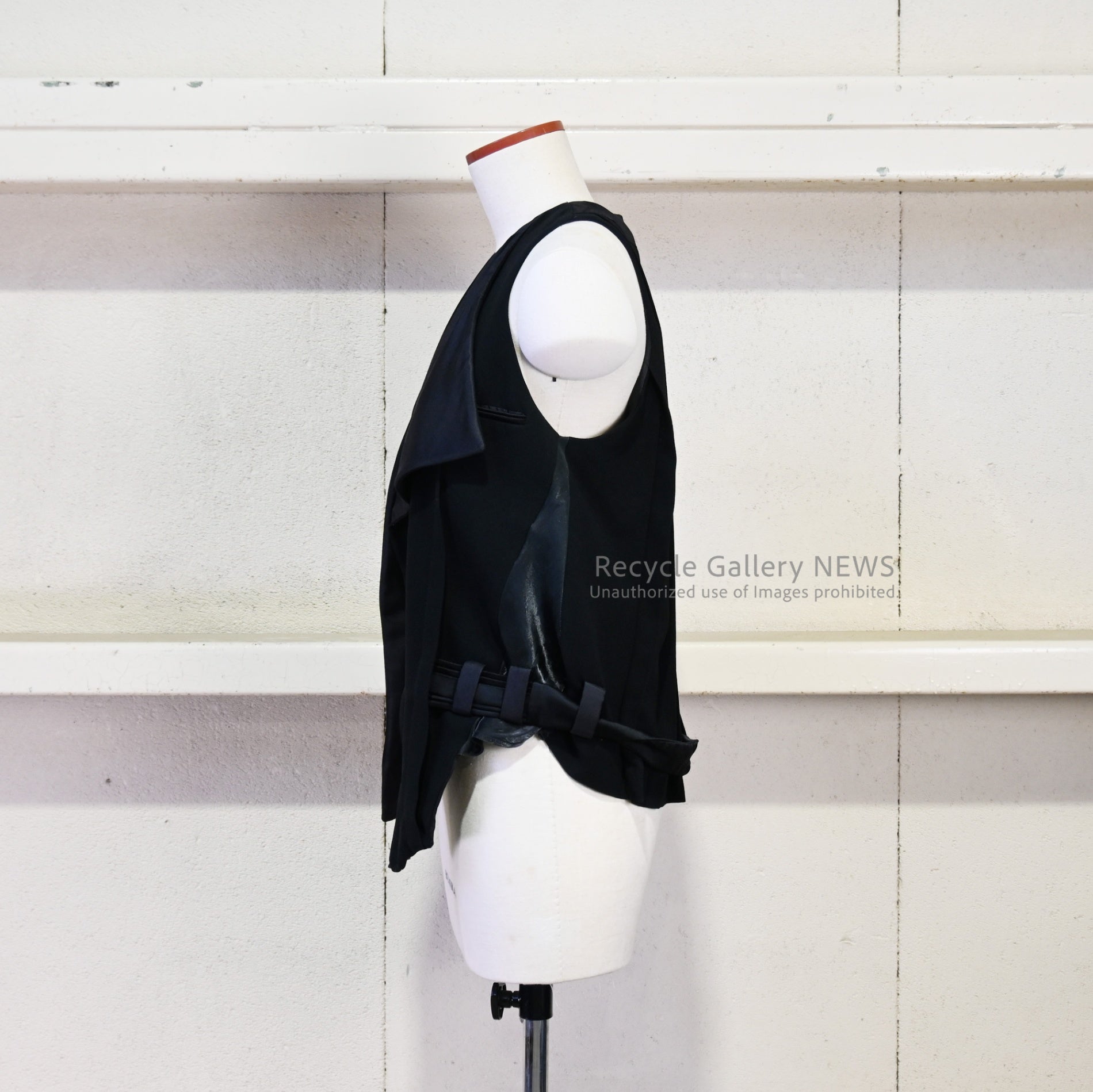 BALENCIAGA 2009 Cruise (Resort) Collection Mixed Material Vest / バレンシアガ クルーズ（リゾート）コレクション 異素材 ベスト