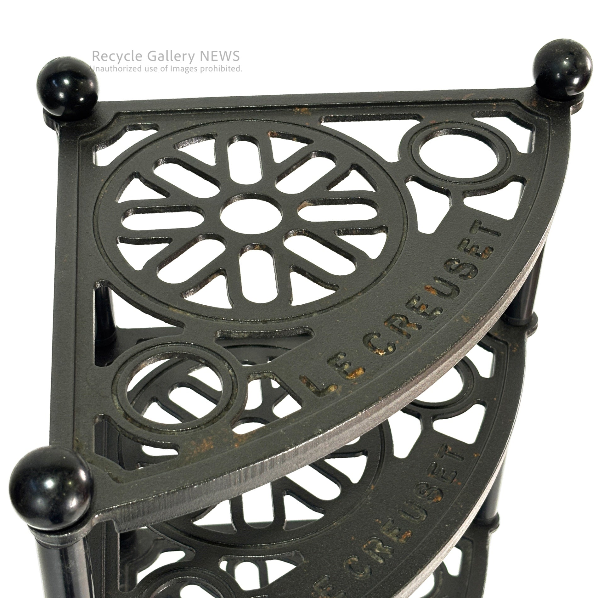 LE CREUSET 5-Tier Pot Stand Pan Rack / ル・クルーゼ 5段 ポットスタンド 鍋ラック