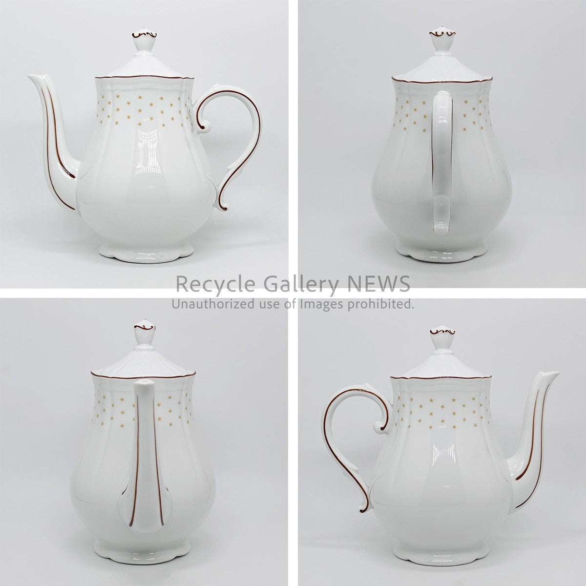 Richard Ginori Demitasse 9-Piece Complete Set Rare Design Star Pattern / リチャード・ジノリ デミタスフルセット 9点 希少デザイン 星柄