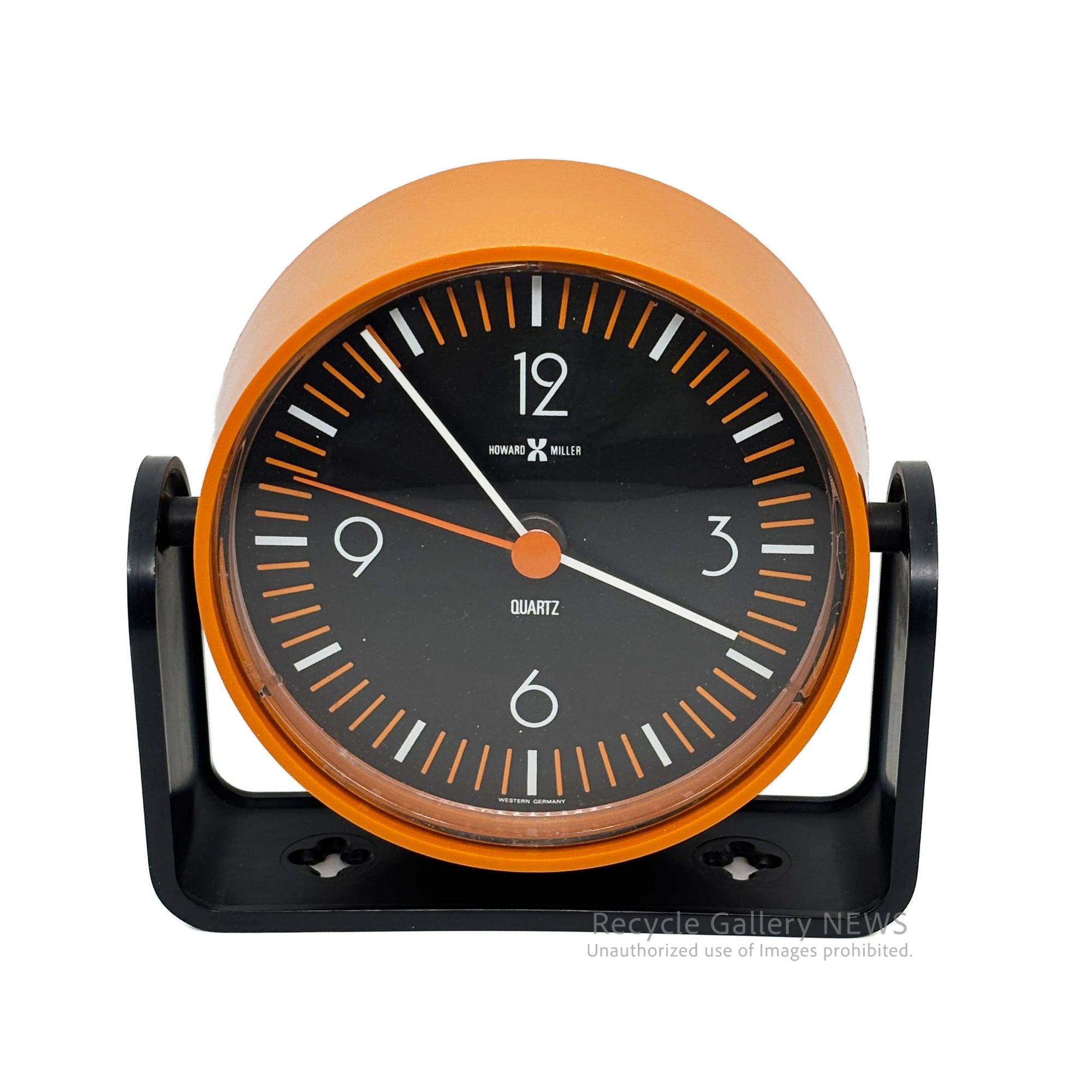 Howard Miller 2-Way Clock Table/Wall Mount Vintage USA/West Germany 1970s / ハワード・ミラー 置時計 掛時計 アメリカ・西ドイツヴィンテージ