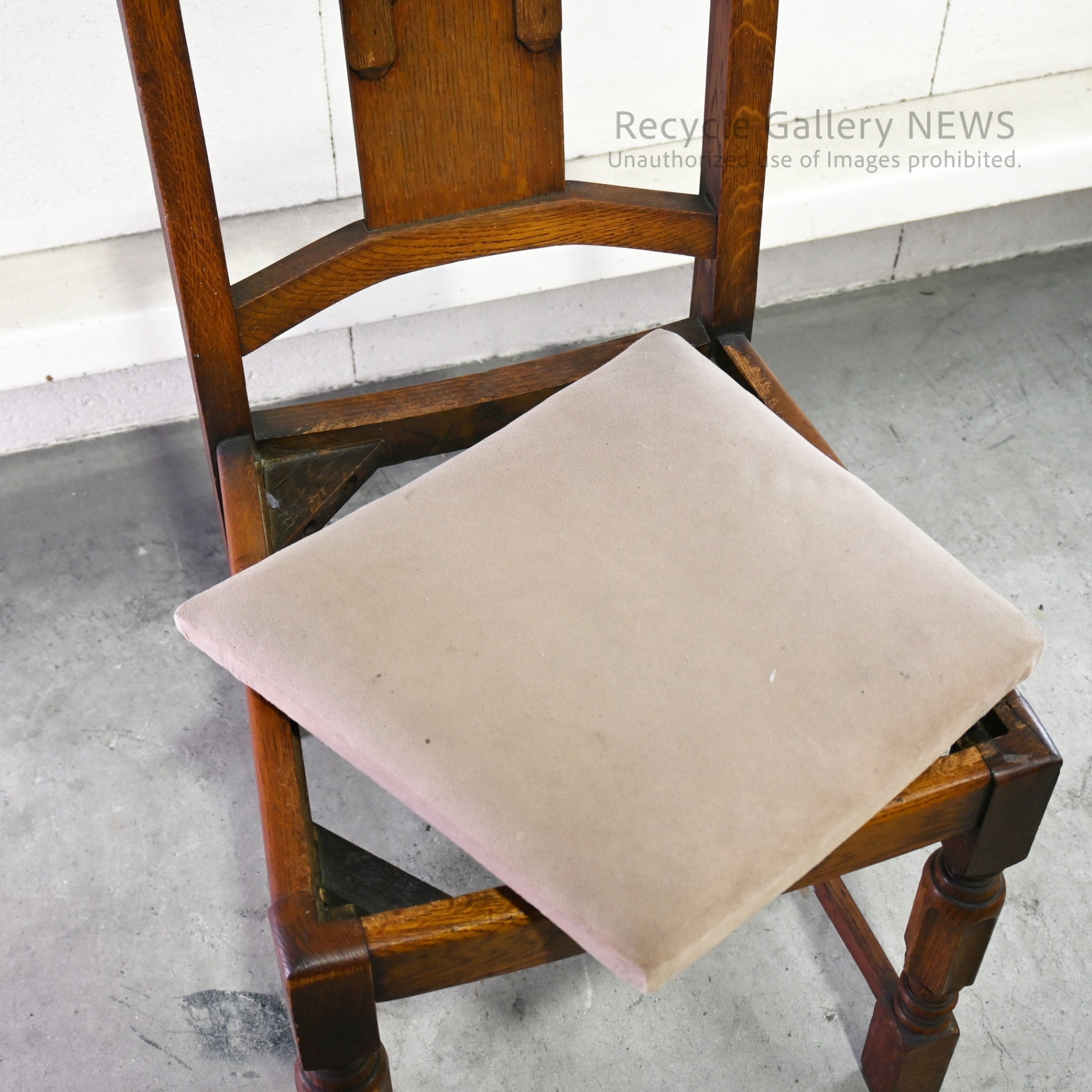 British antique Oakwood dining chair / イギリス 英国 アンティーク オークウッド ダイニングチェア 椅子