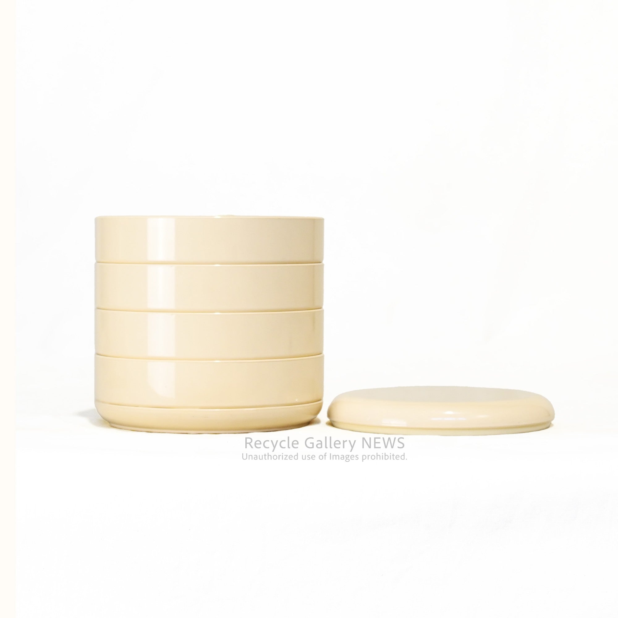REXITE multiplor rotating desk organizer Cream Italia / マルチプラー レキサイト 回転 デスク収納 クリーム色 イタリア