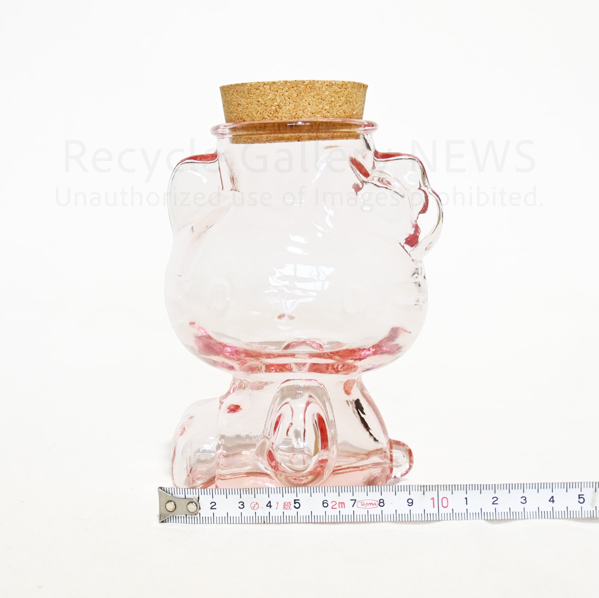 Sanrio Hello Kitty Glass Pot Rare 2000 Japan / サンリオ ハローキティ ガラスポット 非売品 2000年 日本