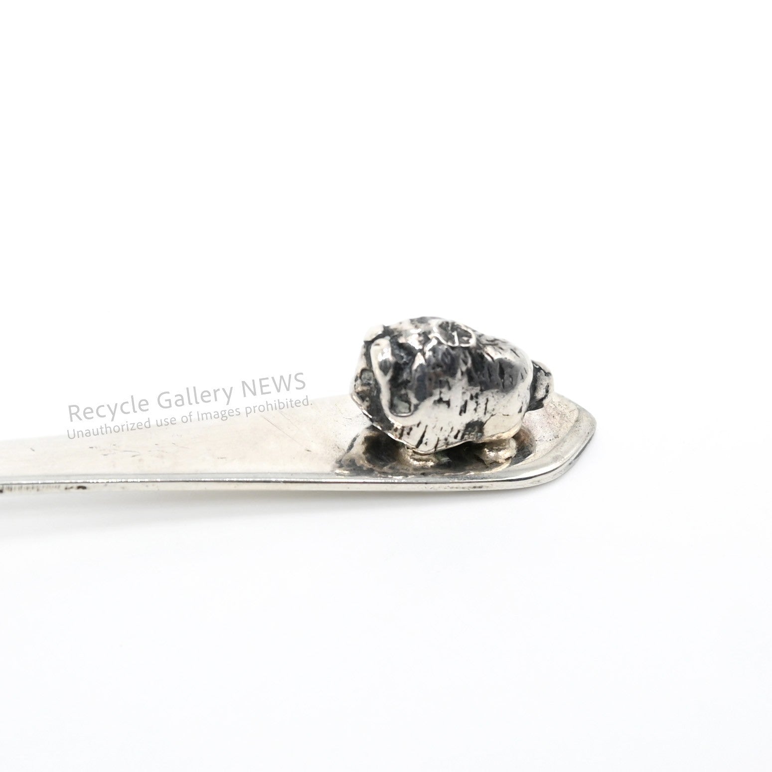 Sterling Silver Animal Spoons Set of 2 Moose & Bison Made in Canada / 動物たちのスプーン 2本セット ミニスプーン スターリングシルバー製 カナダ産 動物モチーフ ムース バイソン レゾリュート・ベイ