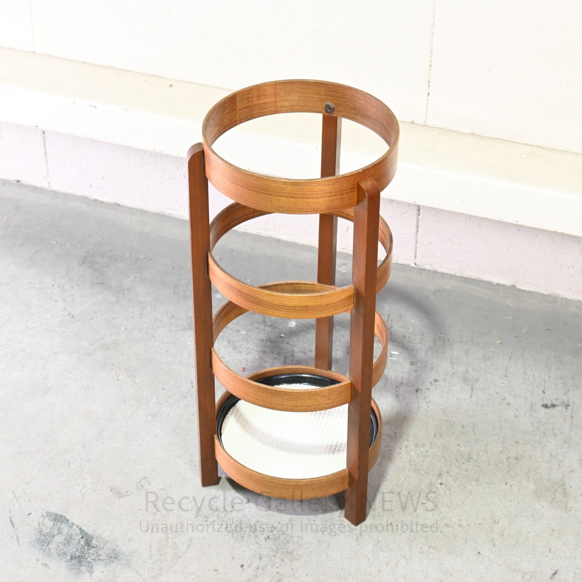 Saito Wood Plywood Umbrella Stand Rare Japan Vintage / サイトーウッド 合板 傘立て ヴィンテージ 希少品 日本