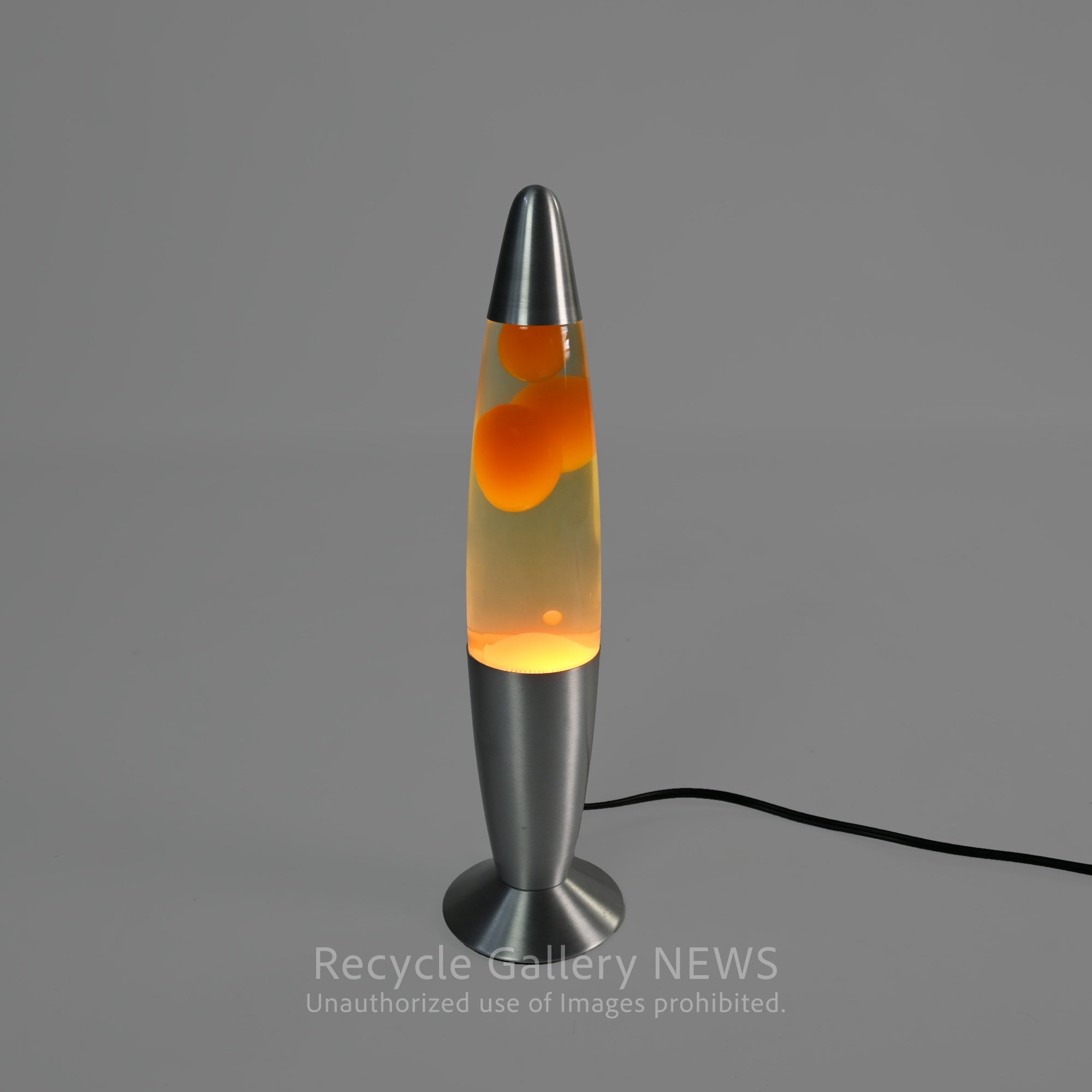 Yellow Magma Motion Lamp Interior Lighting Retro / マグマモーションランプ オレンジ イエロー インテリア照明 レトロ