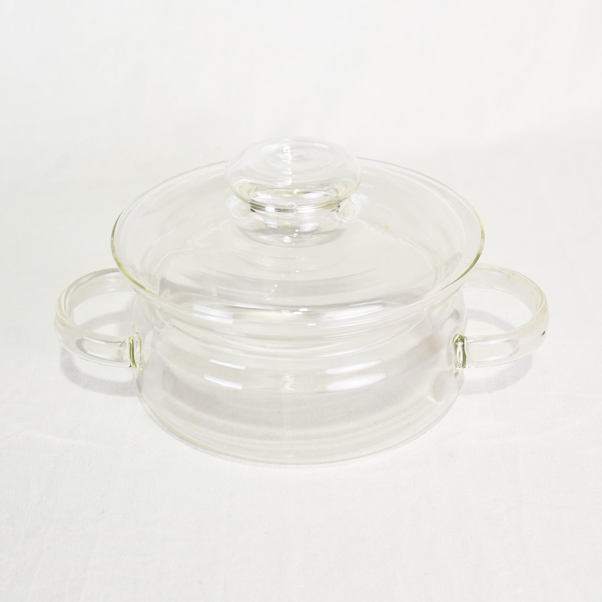 Bodanova Signe persson-melin Glass two handed pot Nordic Sweden Vintage ※item description must be read / ボダノヴァ シグネペーションメリン判定 ガラス両手鍋 北欧 スウェーデン ヴィンテージ