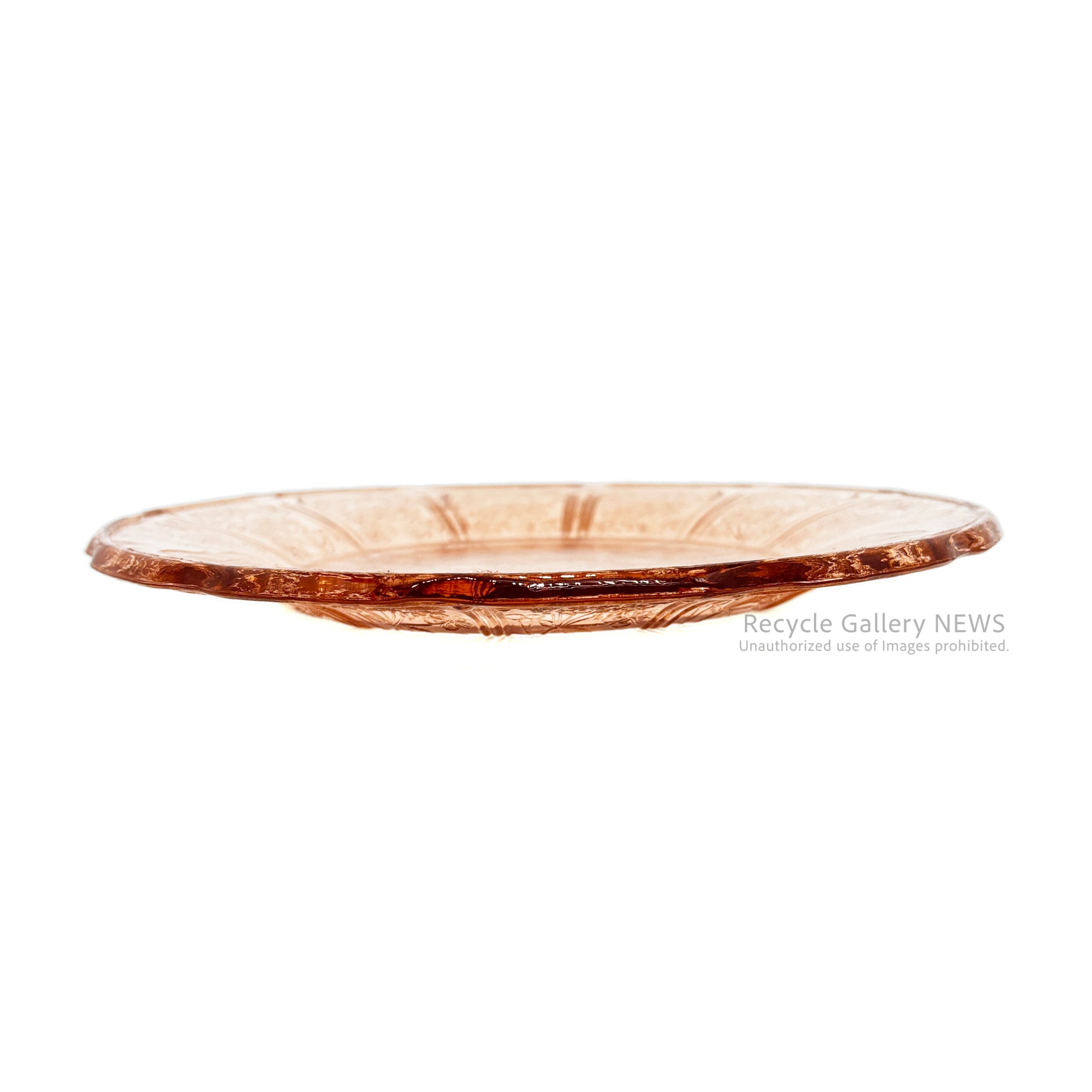Jeannette Glass Co. Cherry Blossom 23cm Plate U.S.A Vintage / ジャネットグラス 23cm厚手プレート ヴィンテージ 1930年代 ヴィンテージ