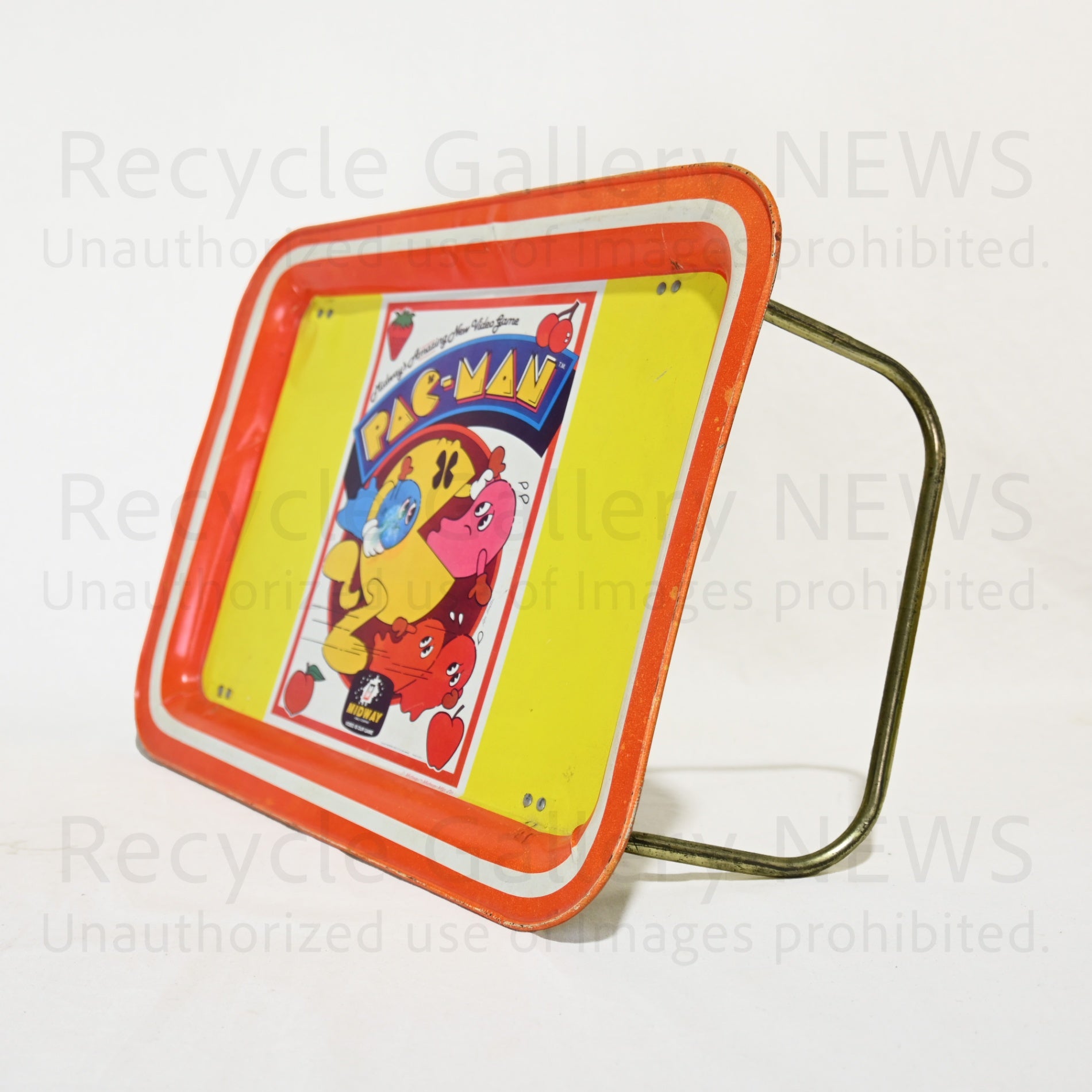 PAC-MAN Folding Mini Table Tin Tray 1980’s Vintage / パックマン 折りたたみ ミニテーブルトレー ブリキトレイ 80年代ヴィンテージ