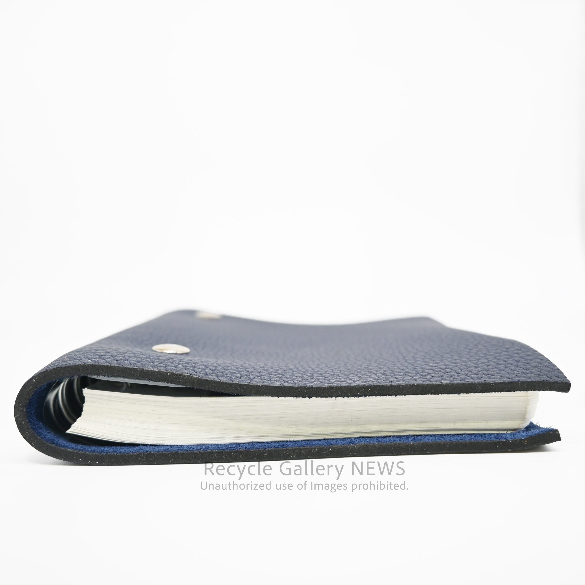 Hermes Ulysse PM Notebook Cover in Dark Navy Togo Calfskin / エルメス ノートカバー ユリスPM ヴォー・トーゴ 濃紺 カーフスキン