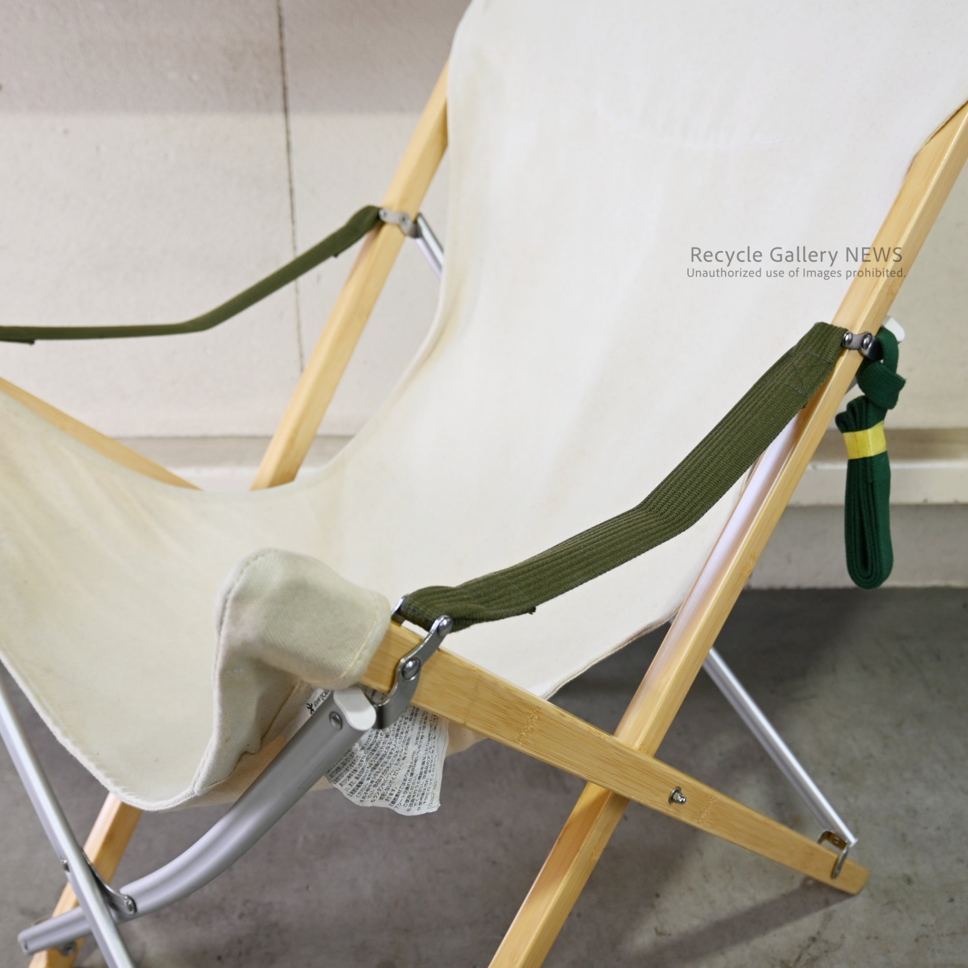 Snow Peak Take! Chair Long Natural Color Folding Chair Outdoor Chair Japan / スノーピーク テイクチェア ロング 生成色 折畳チェア アウトドアチェア 日本