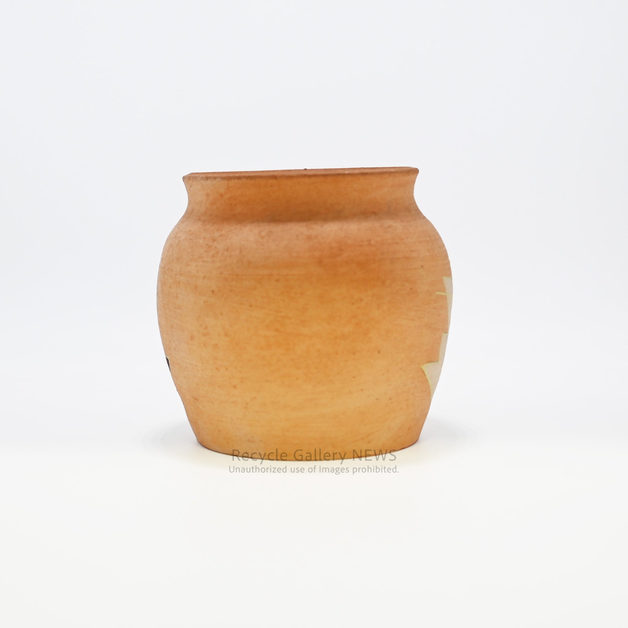 Native American Pot Red clay color object / ネイティブアメリカン ポット 赤土色 置物