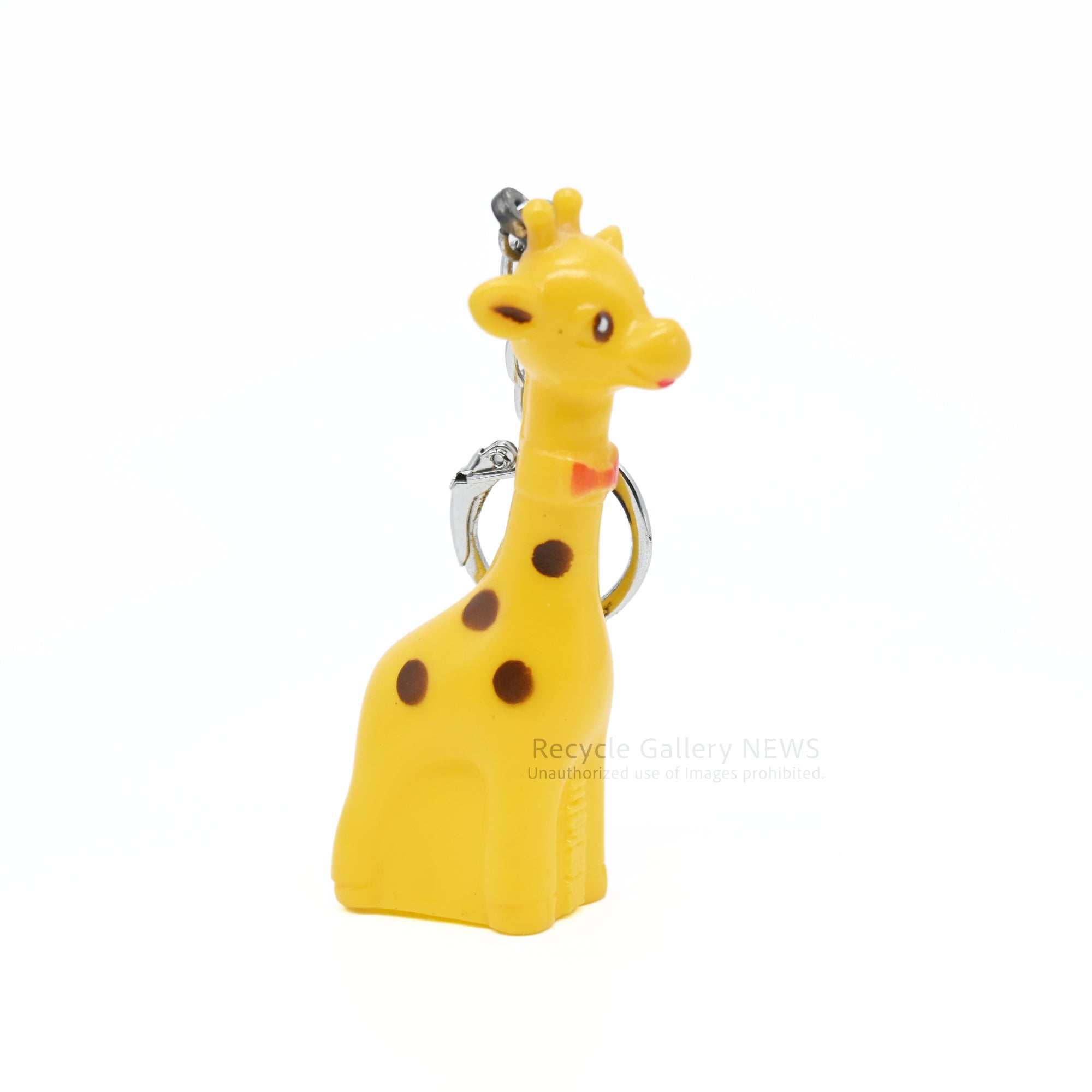 Sanpo-Seiyaku Pharmaceutical Giraffe Soft Vinyl Keychain Showa Retro Japan / 三宝製薬 きりん ソフビ キーホルダー 昭和レトロ 日本