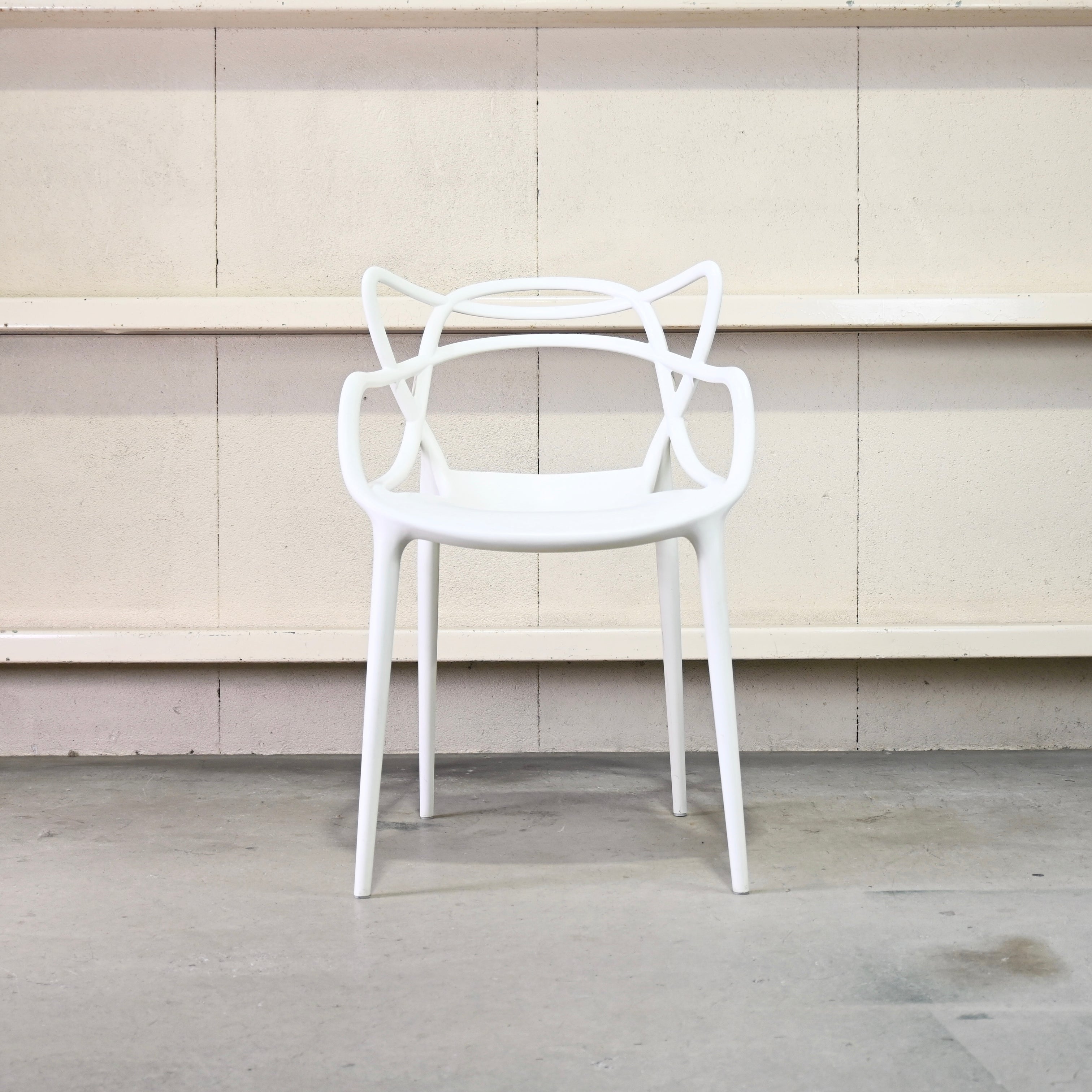 Kartell MASTERS Dining chair White Philippe Starck / カルテル 