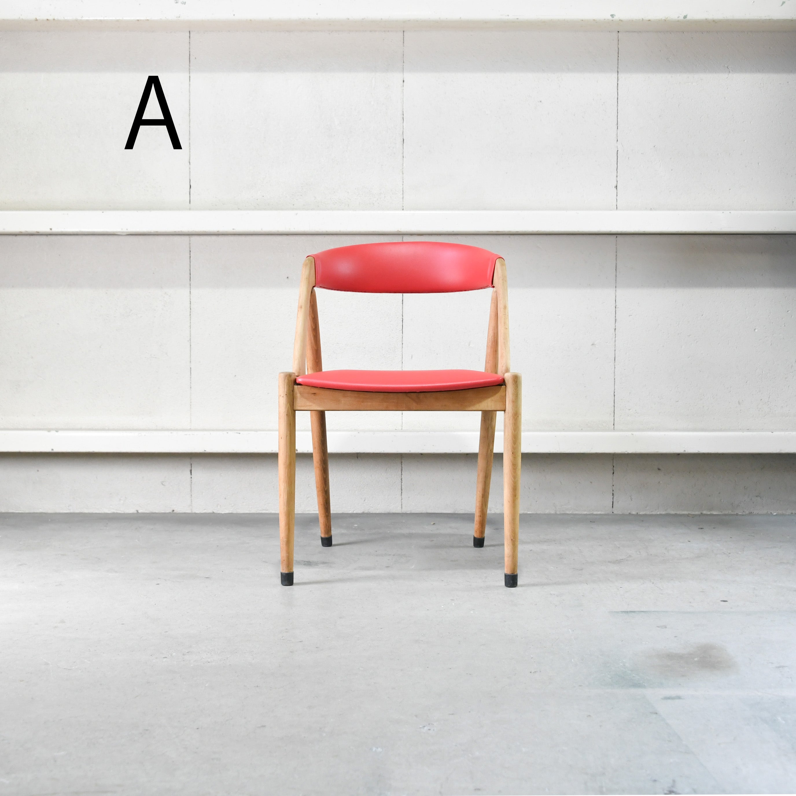 Tsuji mokko Arm chair Remake Japan vintage 1970's [A] Red [B] Green / 辻木工 アームチェア リメイク ジャパンヴィンテージ 1970年代 [A] レッド [B] グリーン