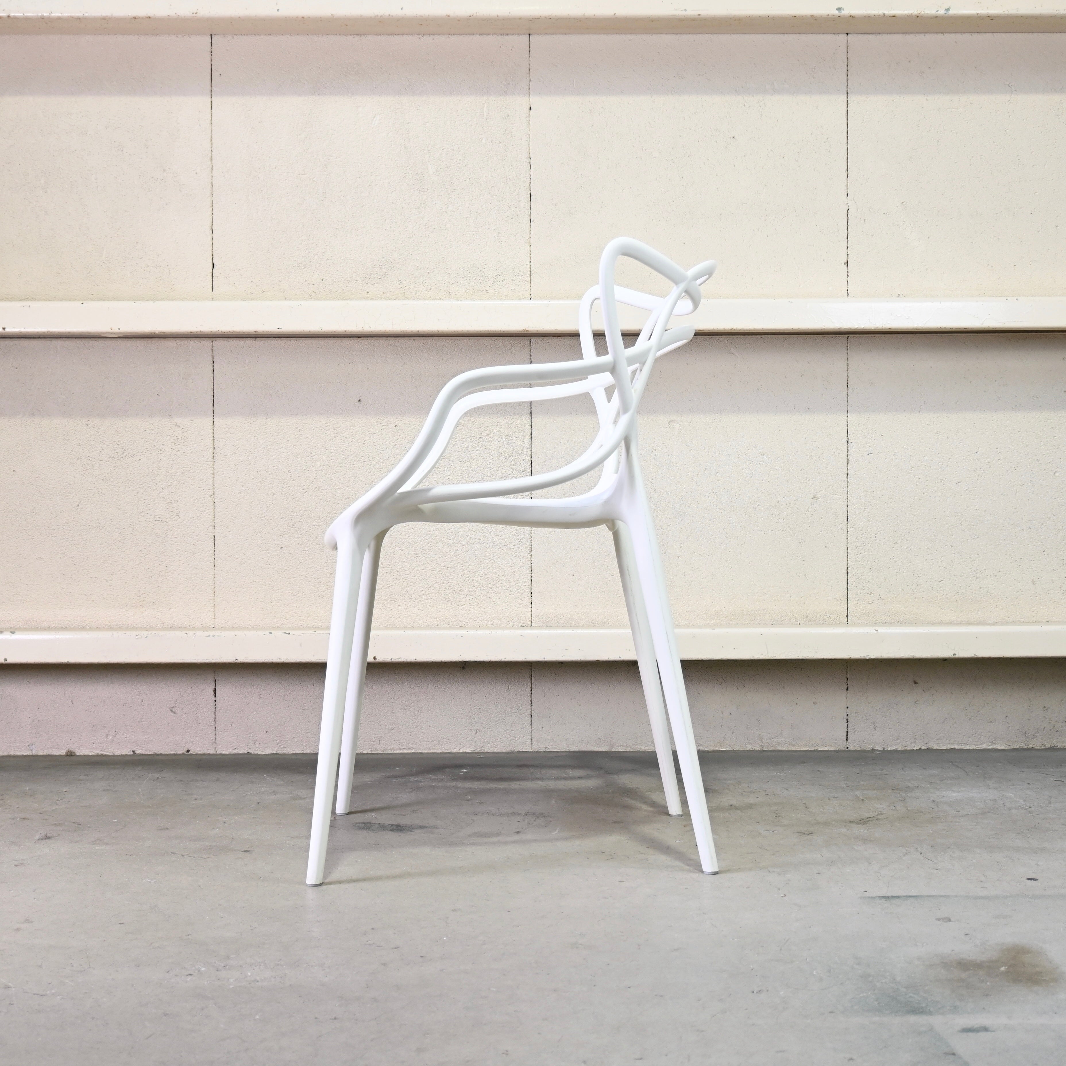 Kartell MASTERS Dining chair White Philippe Starck / カルテル マスターズ ダイニングチェア ホワイト フィリップスタルク