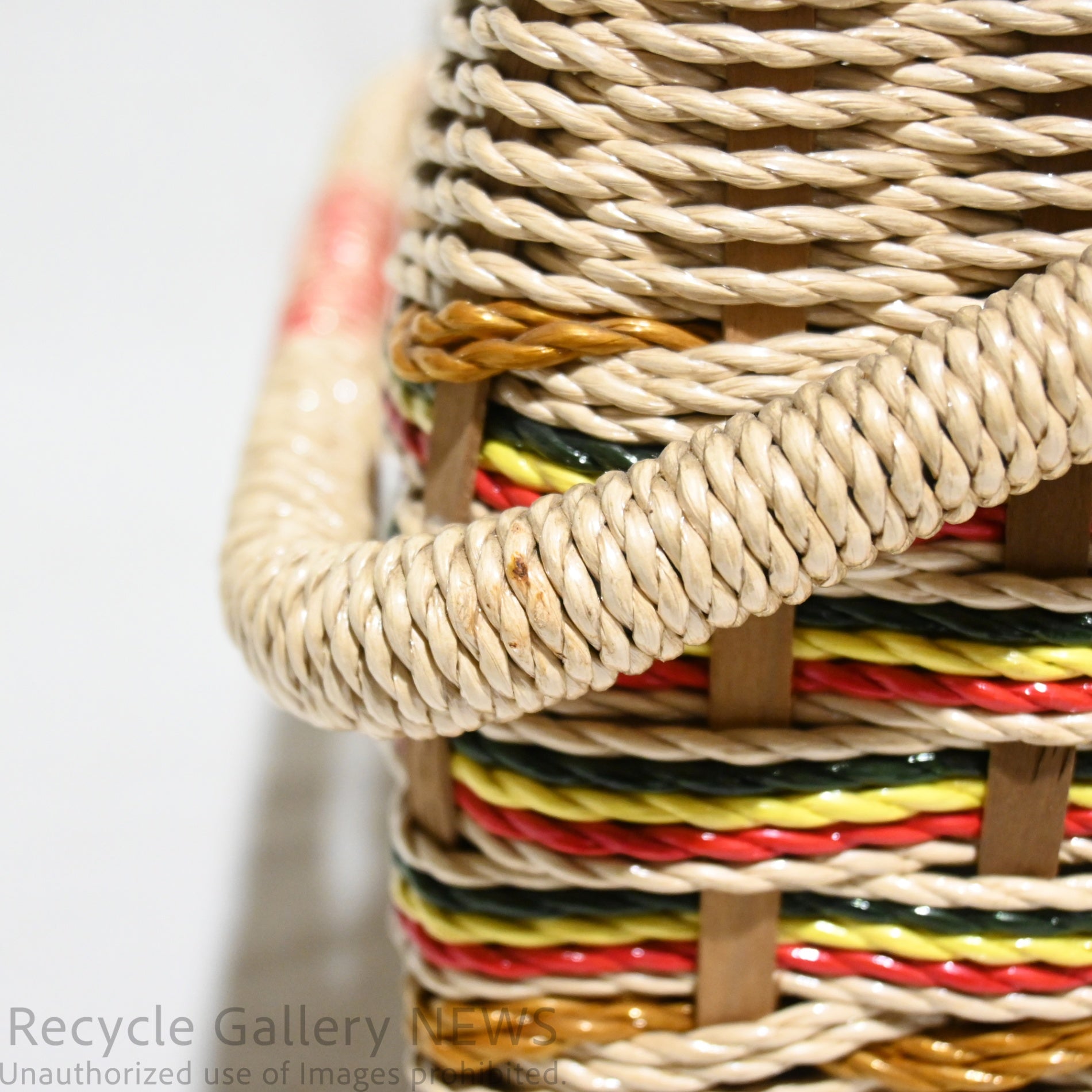FRUIT OF THE ROOM Sewing Basket Box Retro Embroidery Vintage Unused / フルーツ・オブ・ザ・ルーム 裁縫箱 ソーイングバスケット レトロ 刺繍 ヴィンテージ 未使用 新古品