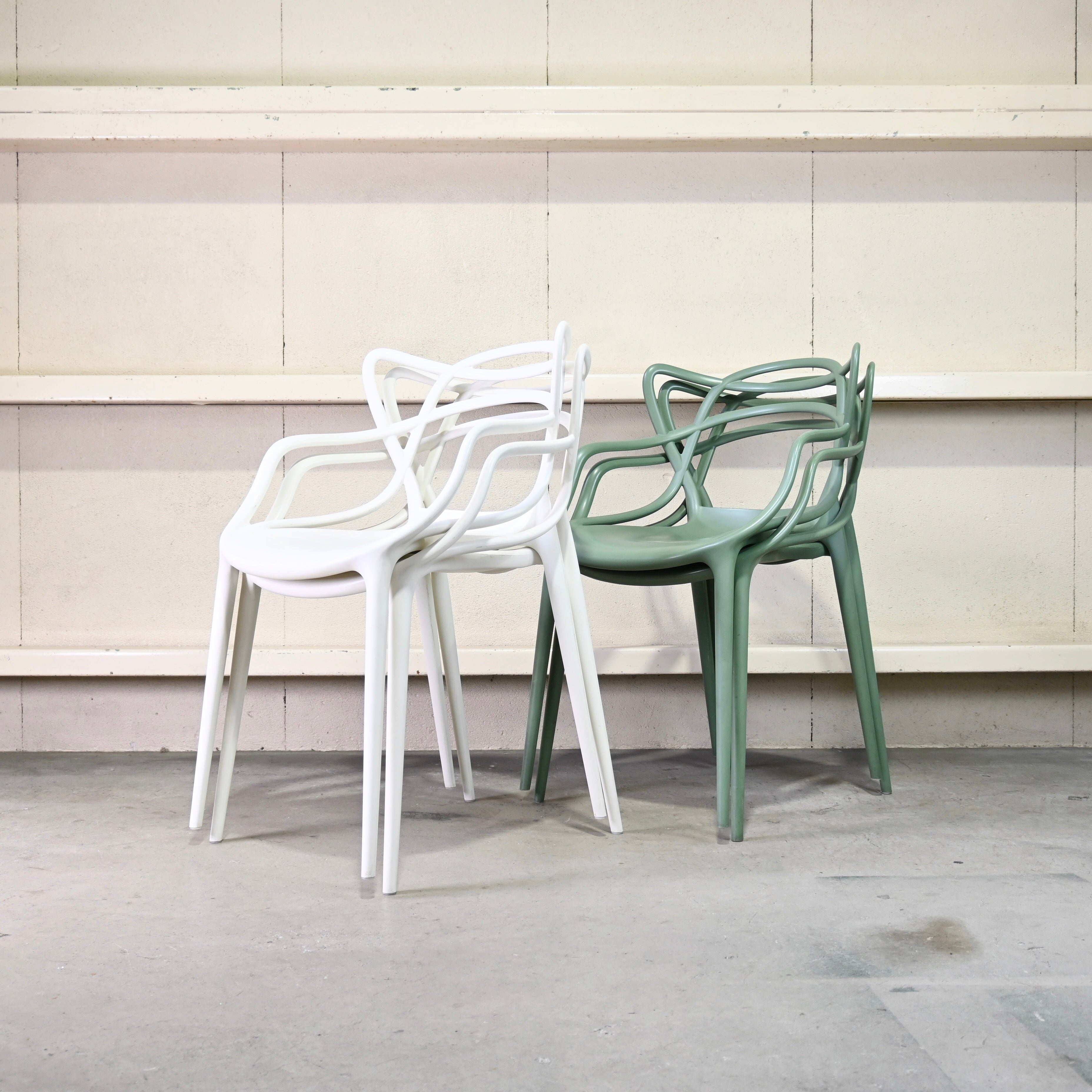 Kartell MASTERS Dining chair White Philippe Starck / カルテル マスターズ ダイニングチェア ホワイト フィリップスタルク