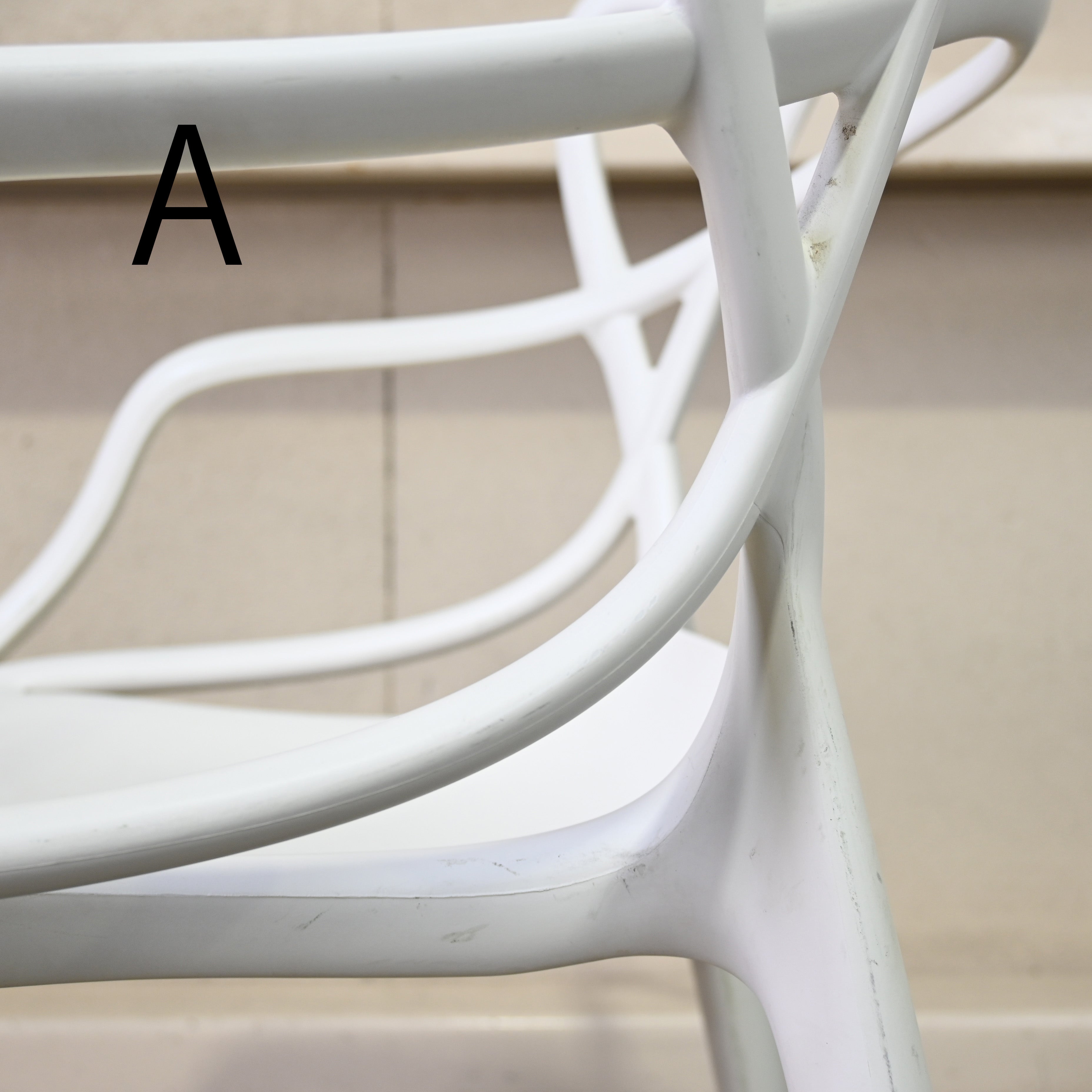 Kartell MASTERS Dining chair White Philippe Starck / カルテル マスターズ ダイニングチェア ホワイト フィリップスタルク