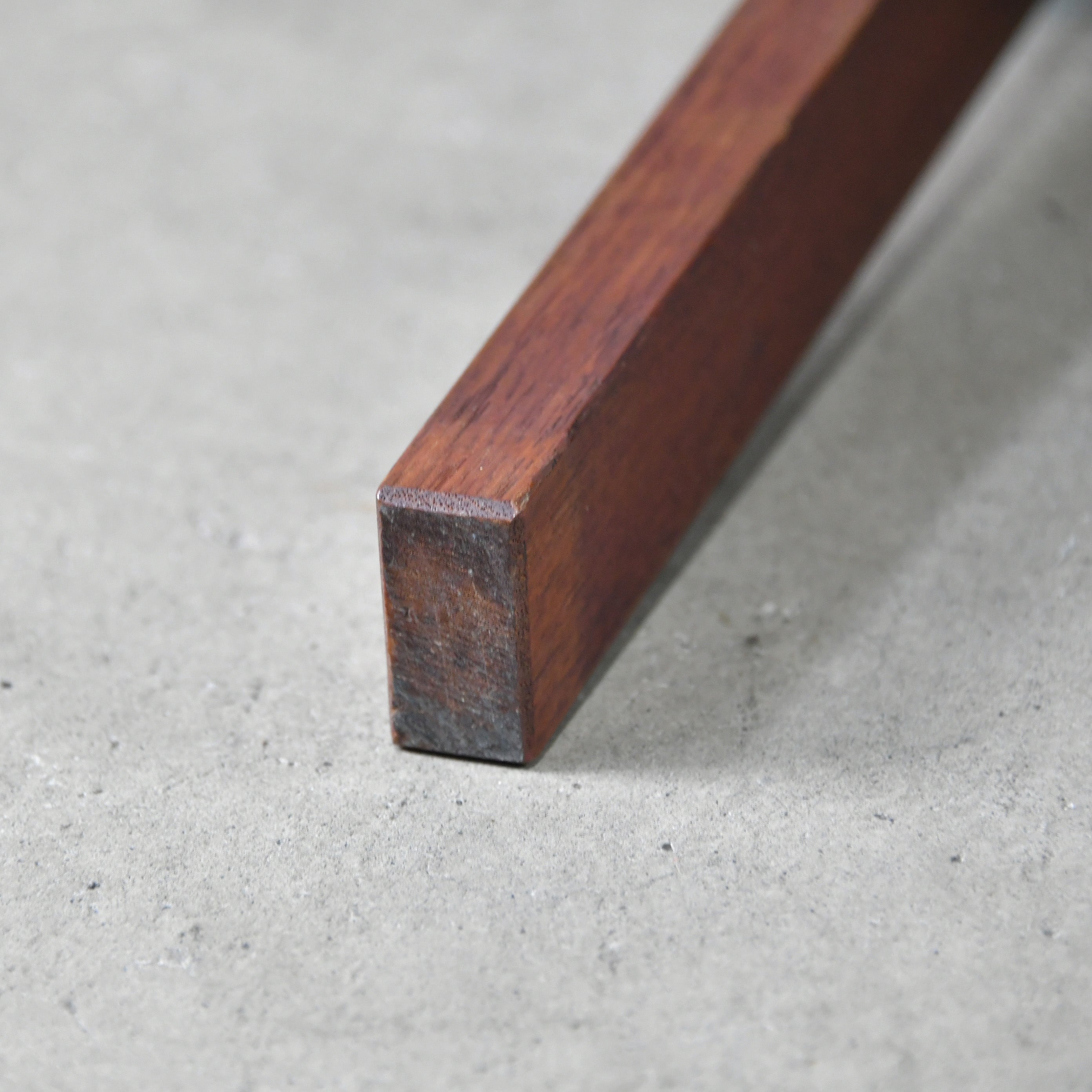 Japan vintage Teakwood Leather Dining chair ISETAN Department furniture Scandinavian design / ジャパンヴィンテージ チーク材 レザー ダイニングチェア 伊勢丹 北欧デザイン