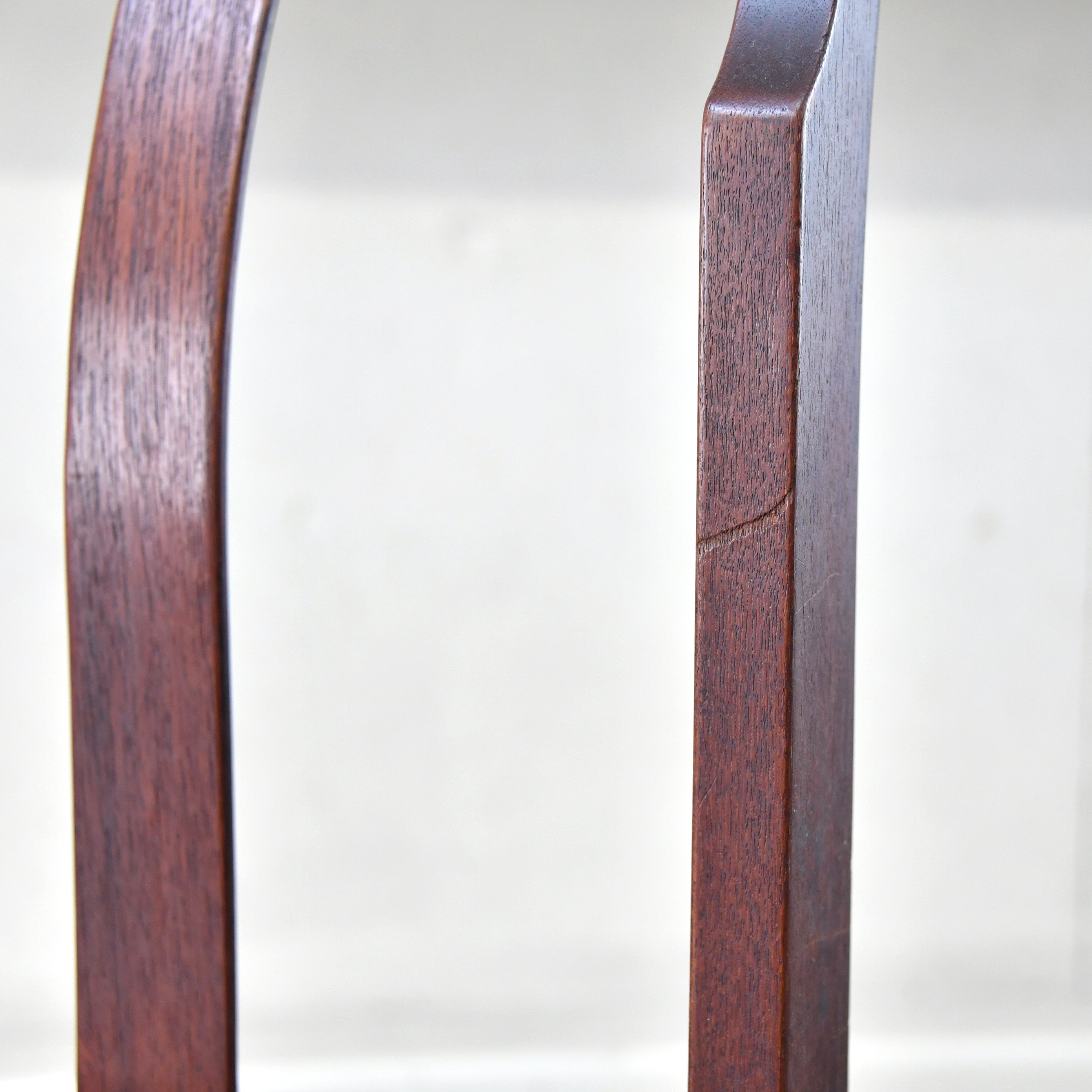 Japan vintage Teakwood Leather Dining chair ISETAN Department furniture Scandinavian design / ジャパンヴィンテージ チーク材 レザー ダイニングチェア 伊勢丹 北欧デザイン