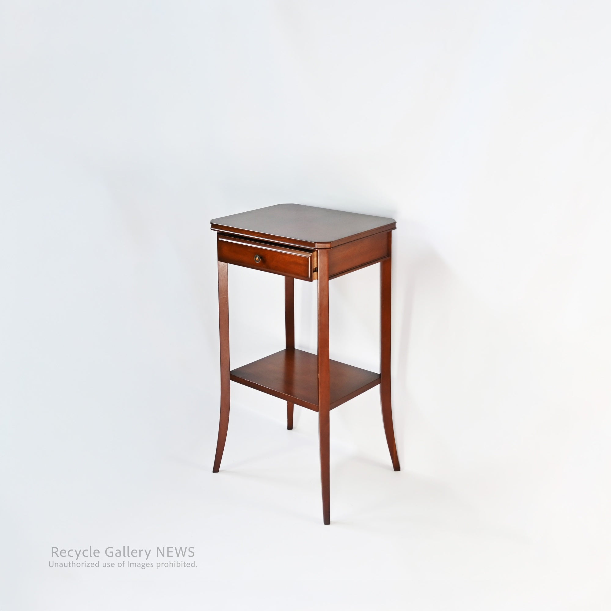 Retro Chic Console Table with Tapered Legs Classic Accent Display Shelf / コンソールテーブル クラシカル シック レトロ テーパードレック 飾り棚
