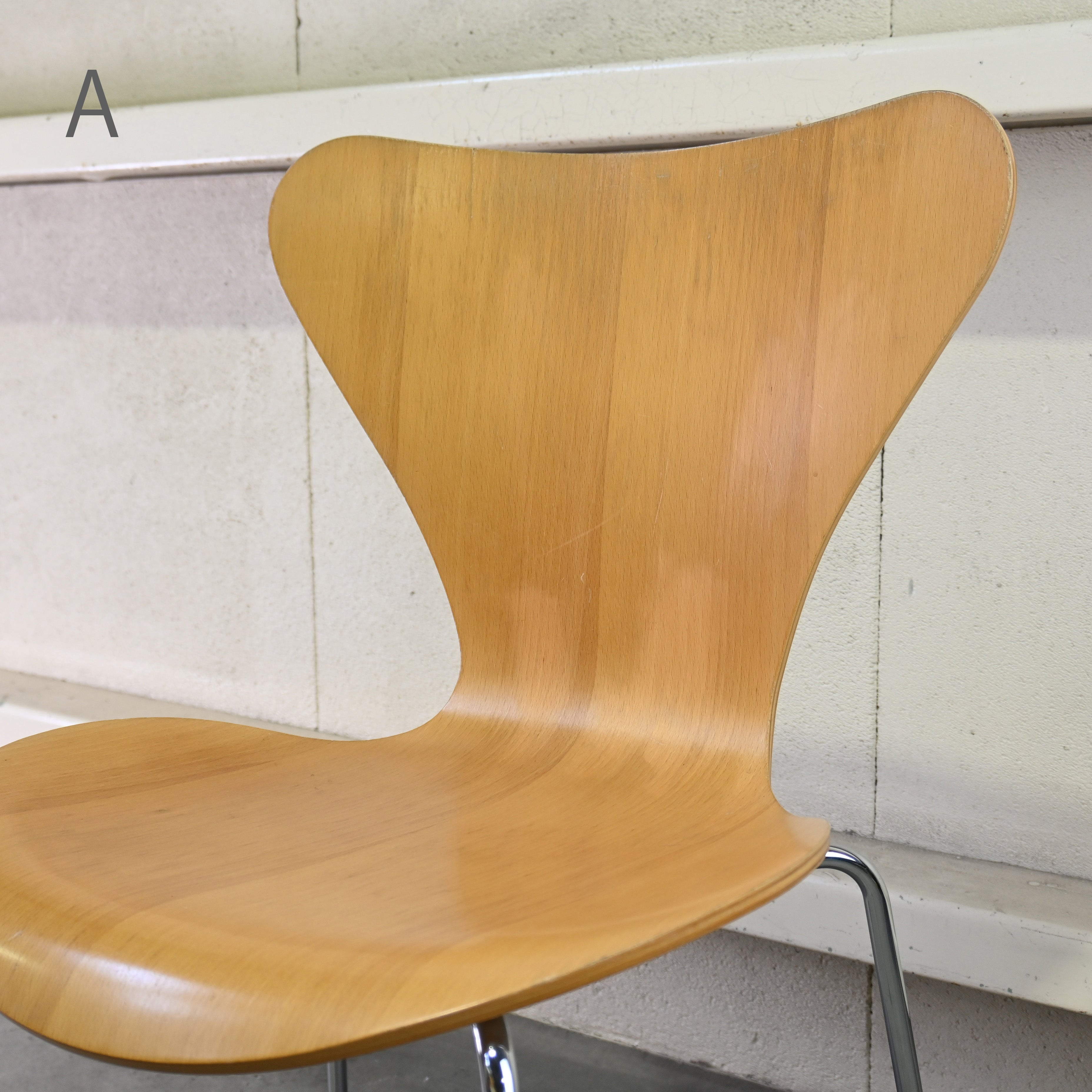 Fritz Hansen Seven Chair Natural Beech Arne Jacobsen Denmark 1950’s / フリッツハンセン セブンチェア アルネ・ヤコブセン 北欧デザイン 1950年代 [A/B]