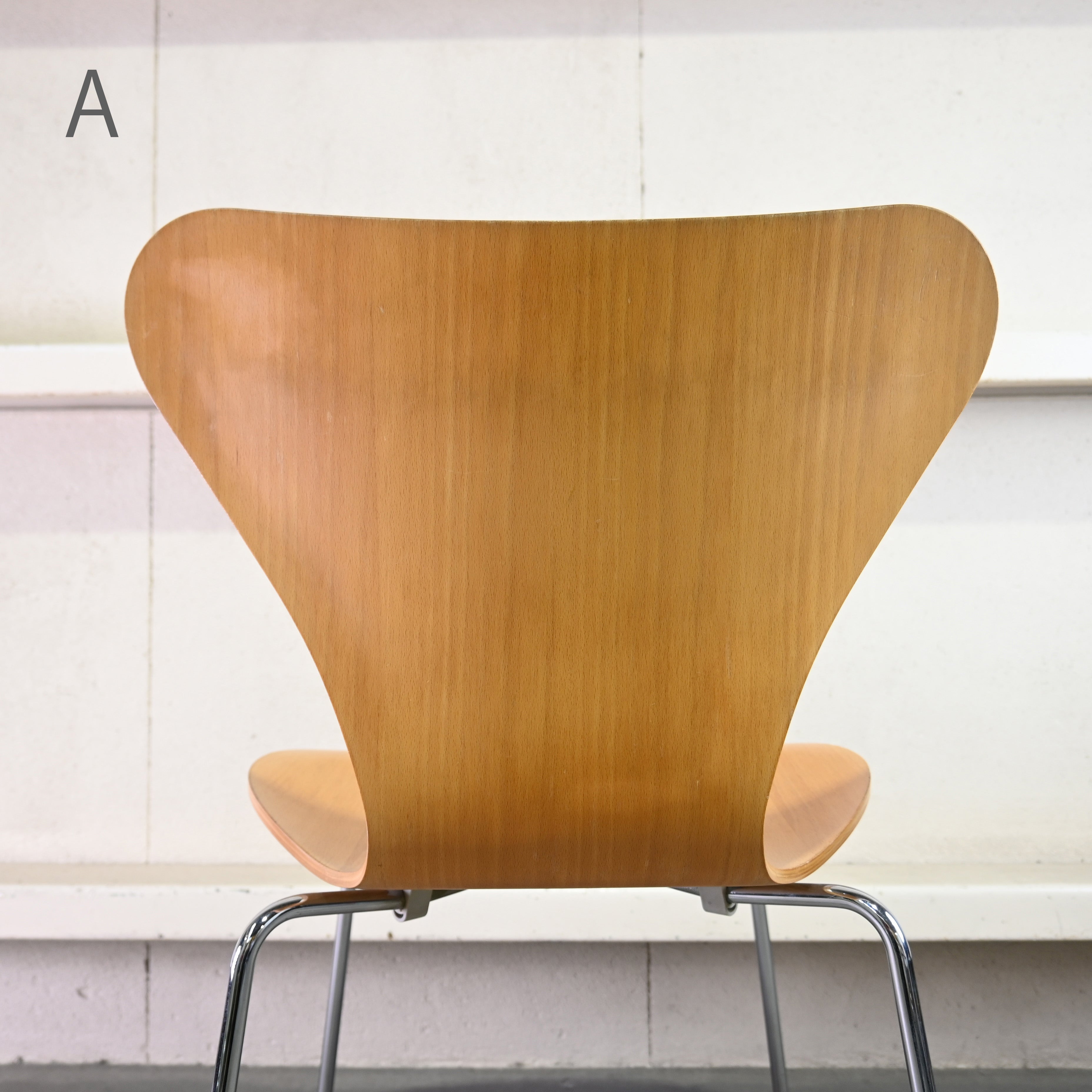 Fritz Hansen Seven Chair Natural Beech Arne Jacobsen Denmark 1950’s / フリッツハンセン セブンチェア アルネ・ヤコブセン 北欧デザイン 1950年代 [A/B]