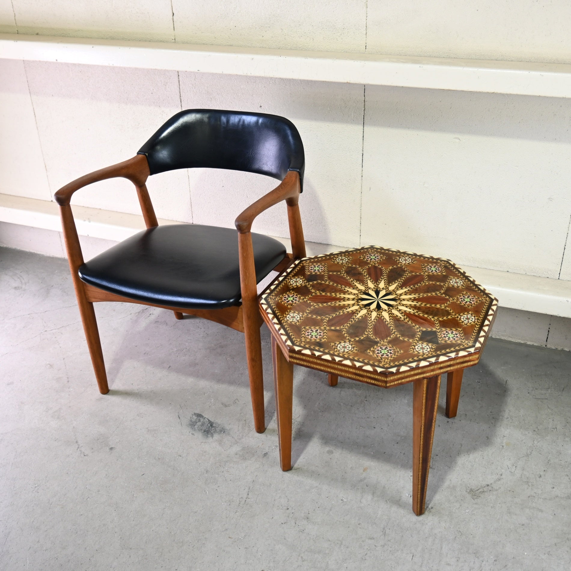 Taracea Furniture Spain Granada Traditional Craft Marquetry Table Vintage / スペイン グラナダ 伝統工芸 タラセア 寄木細工 テーブル ヴィンテージ
