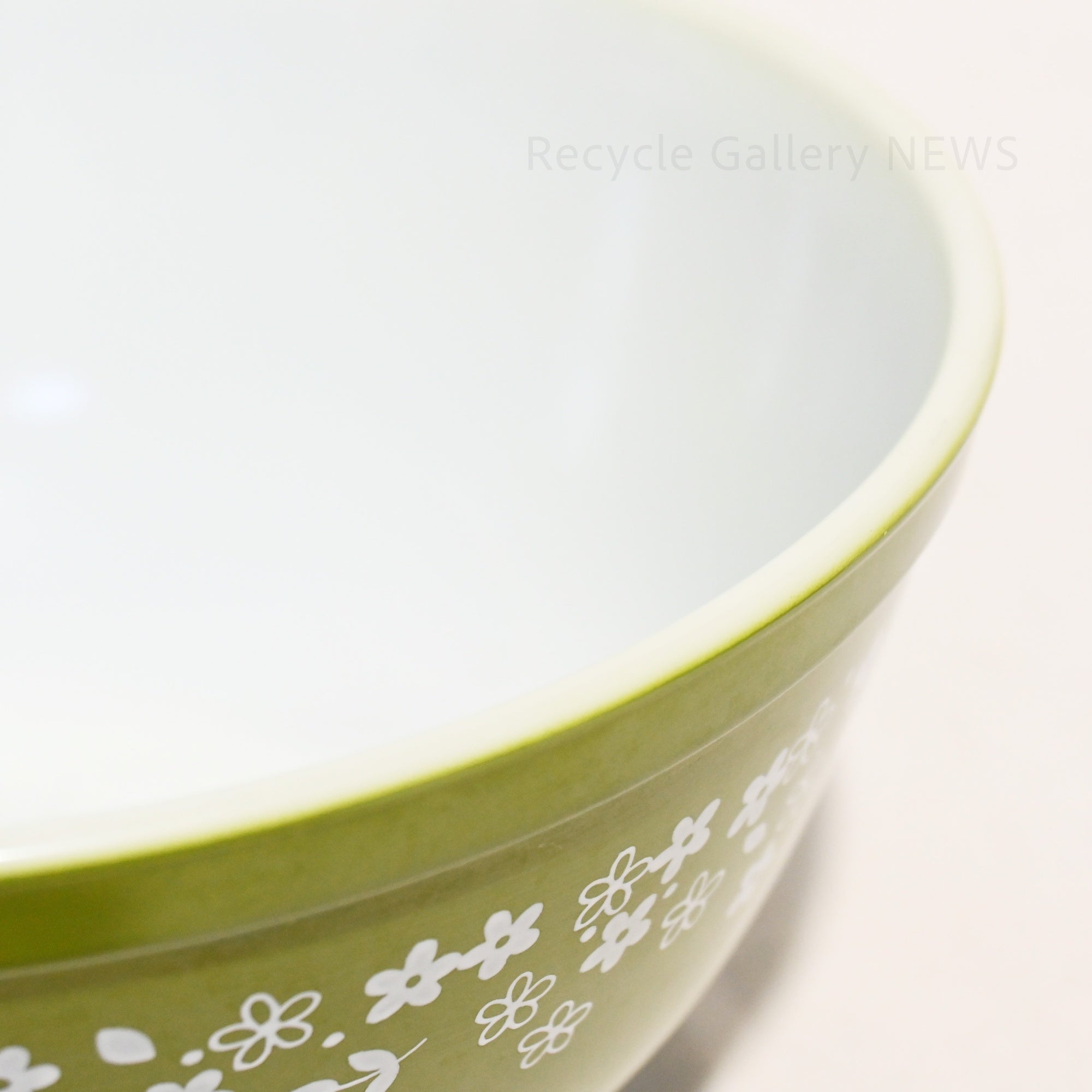 Vintage Pyrex Crazy Daisy Mixing Bowl Large Heat-Resistant Glass American Vintage / オールドパイレックス ミキシングボウル Lサイズ クレイジーデイジー 耐熱ガラス アメリカヴィンテージ