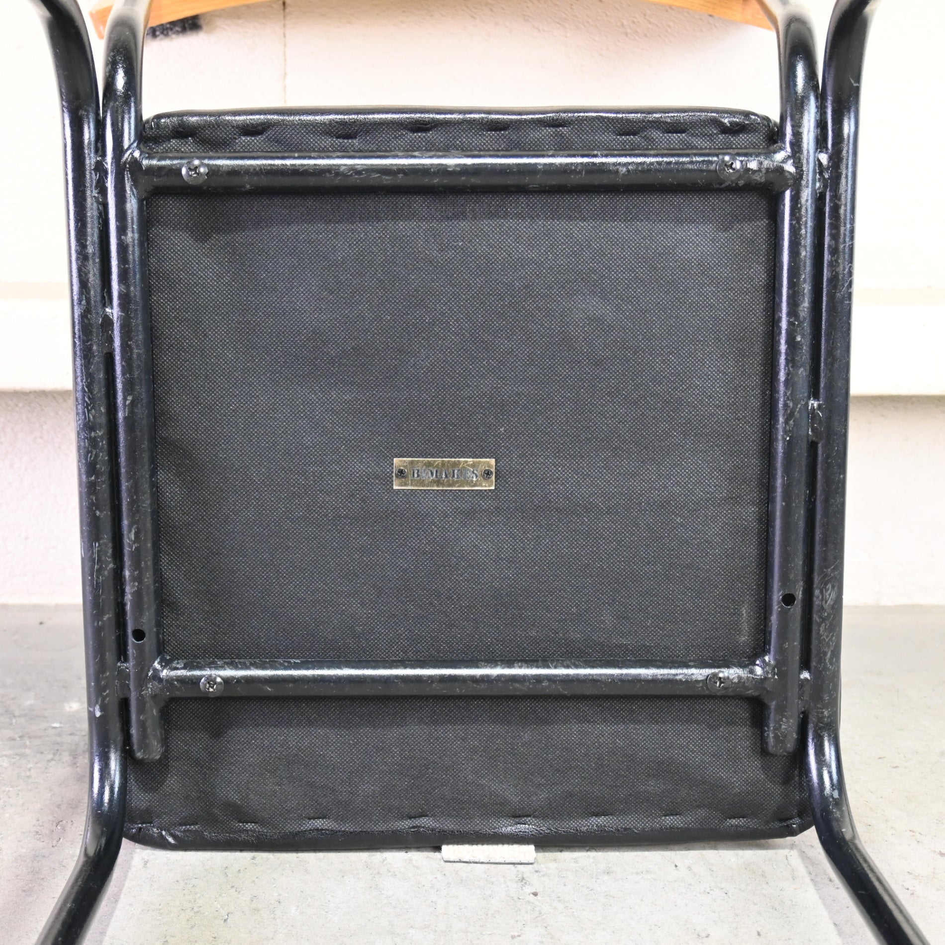 BIMAKES SOLID WOOD IRON DESK Compact desk and chair set Industrial design / ビメイクス ソリッドウッド アイアンデスク コンパクトデスク チェア セット 机 インダストリアルデザイン