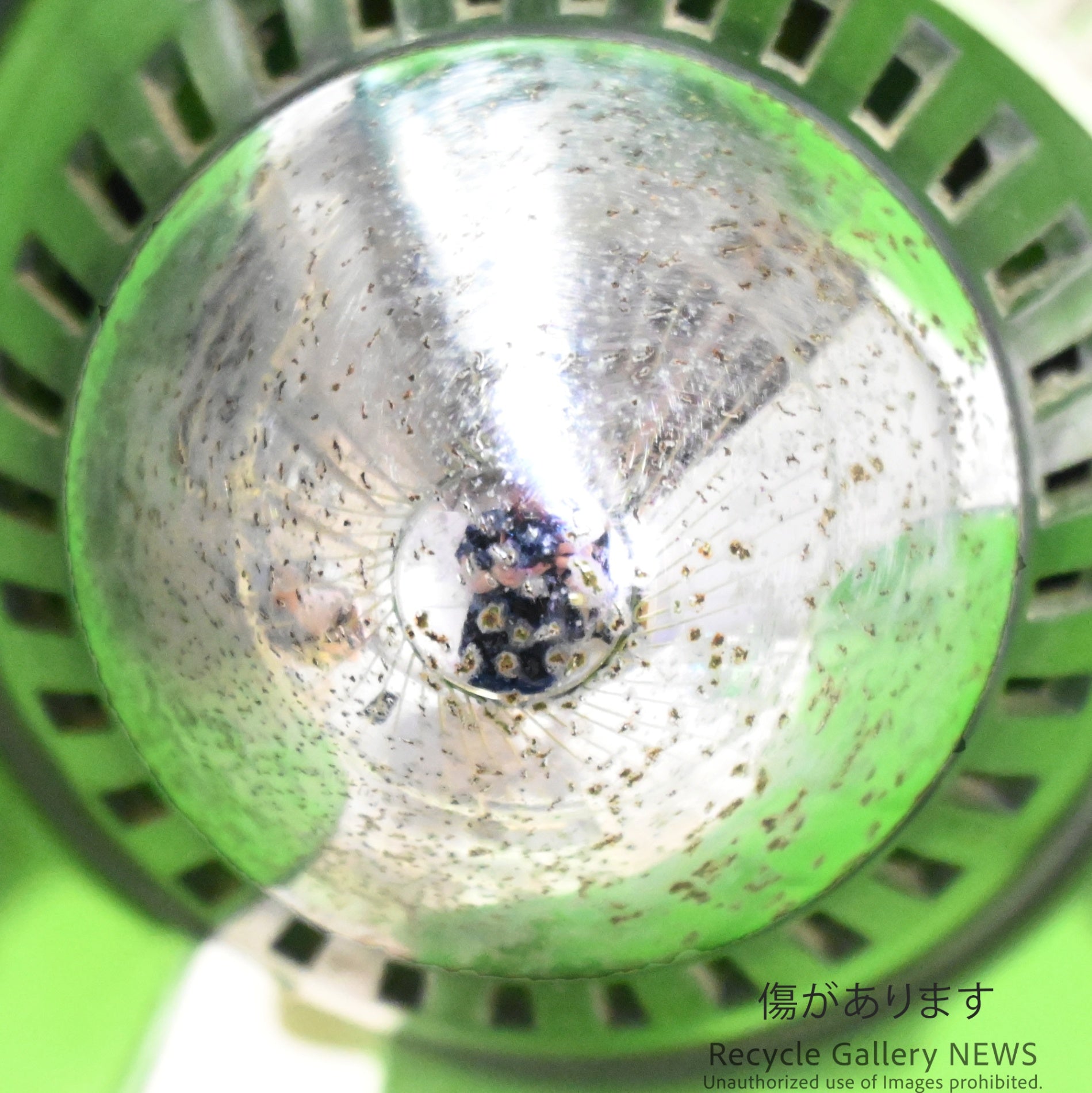 Junk objet SHARP 1960s Retro Fan Green Showa Era Japan / シャープ 1960年代 昭和レトロ扇風機 緑 日本 ※ジャンク品 インテリアオブジェ